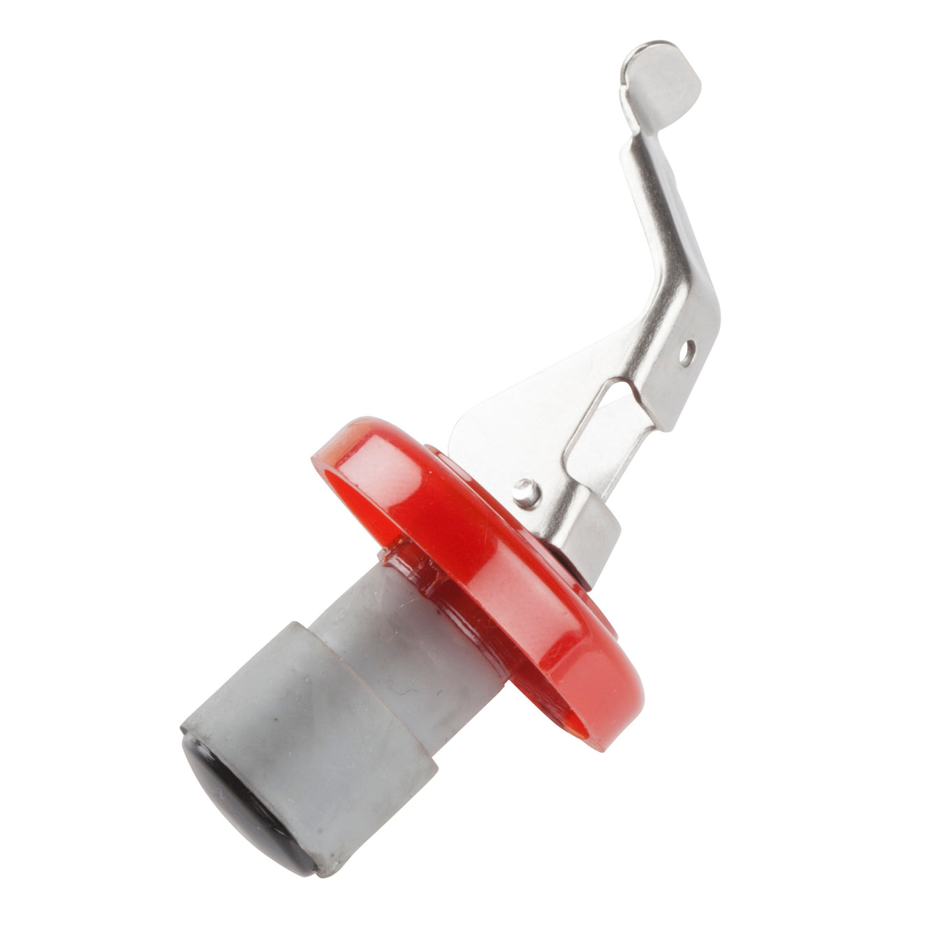 Wine Bottle Stopper with Red Collar