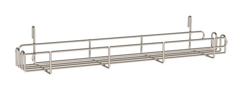 SmartWall Life Grid-Mount Spice Rack 22-1/2" x 5-1/4" x 4" - Stainless Steel