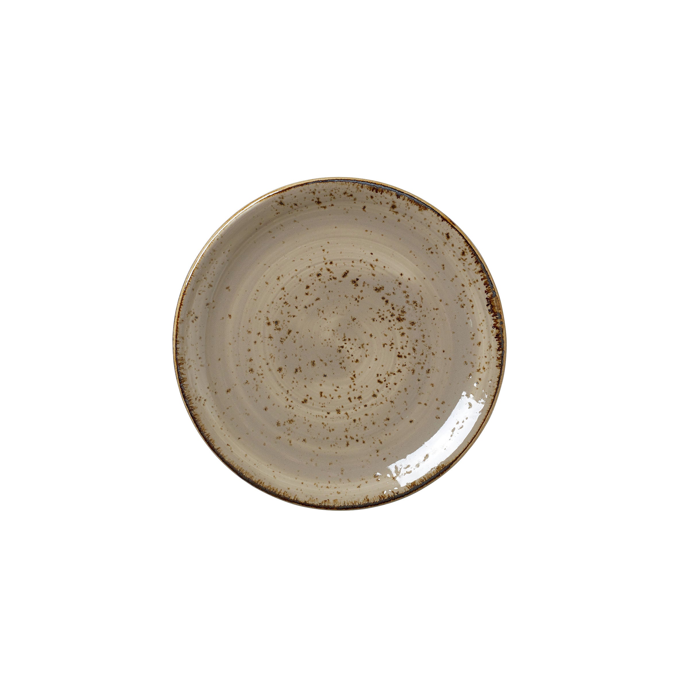 Taste Coupe Plate 6.0" Dia. Craft Porcini