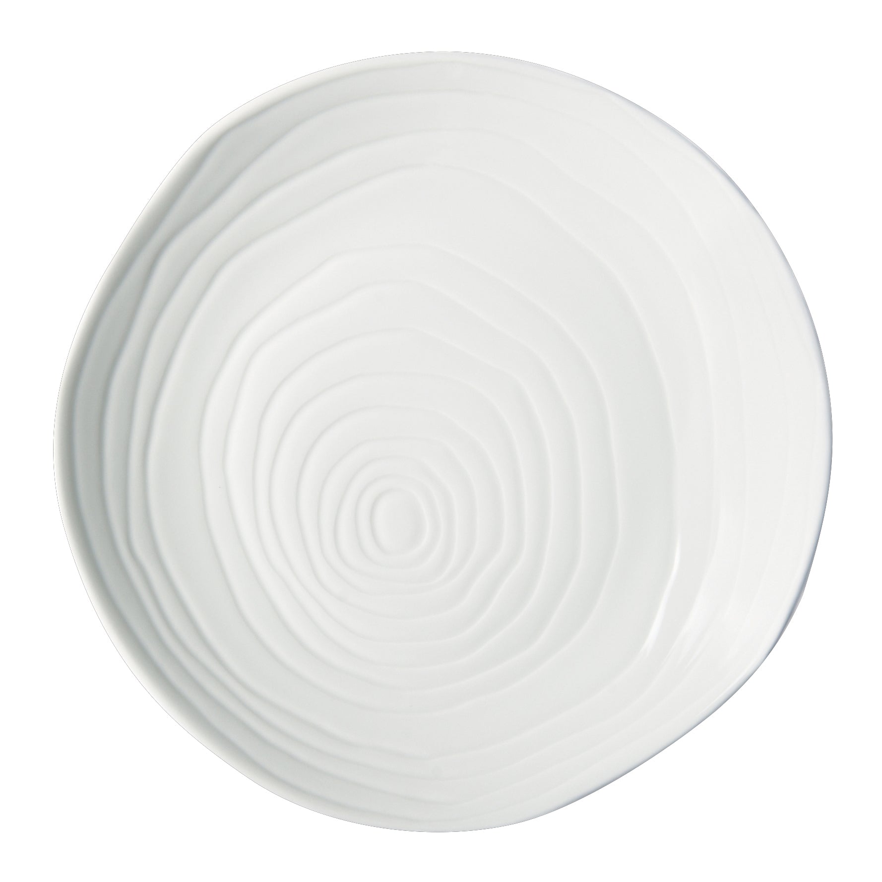 Coupe Plate 8.25" Dia. Grain White