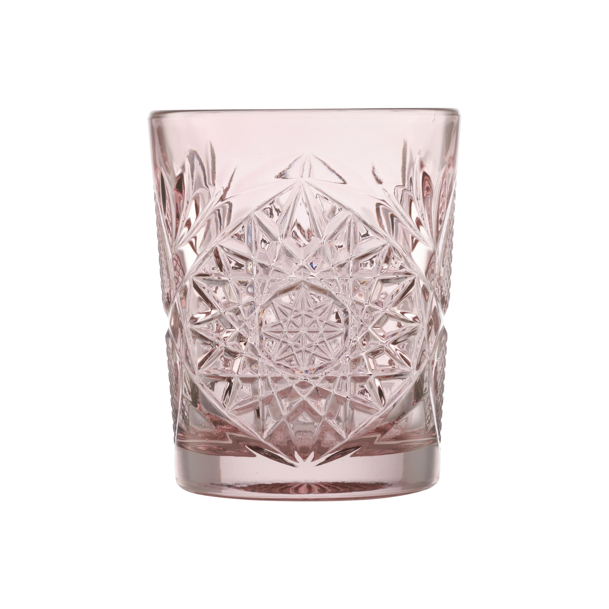 Hobstar 12 oz. Double Old Fashioned Glass, Blush