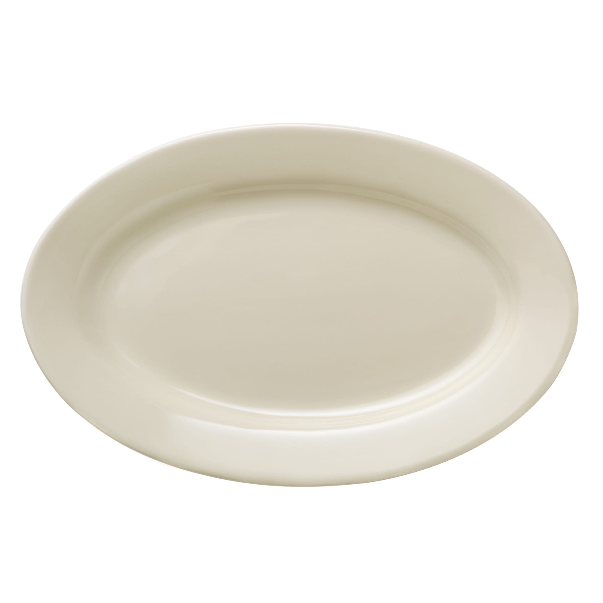 Porcelana 13-5/8" x 8-7/8" Oval Platter, Cream White