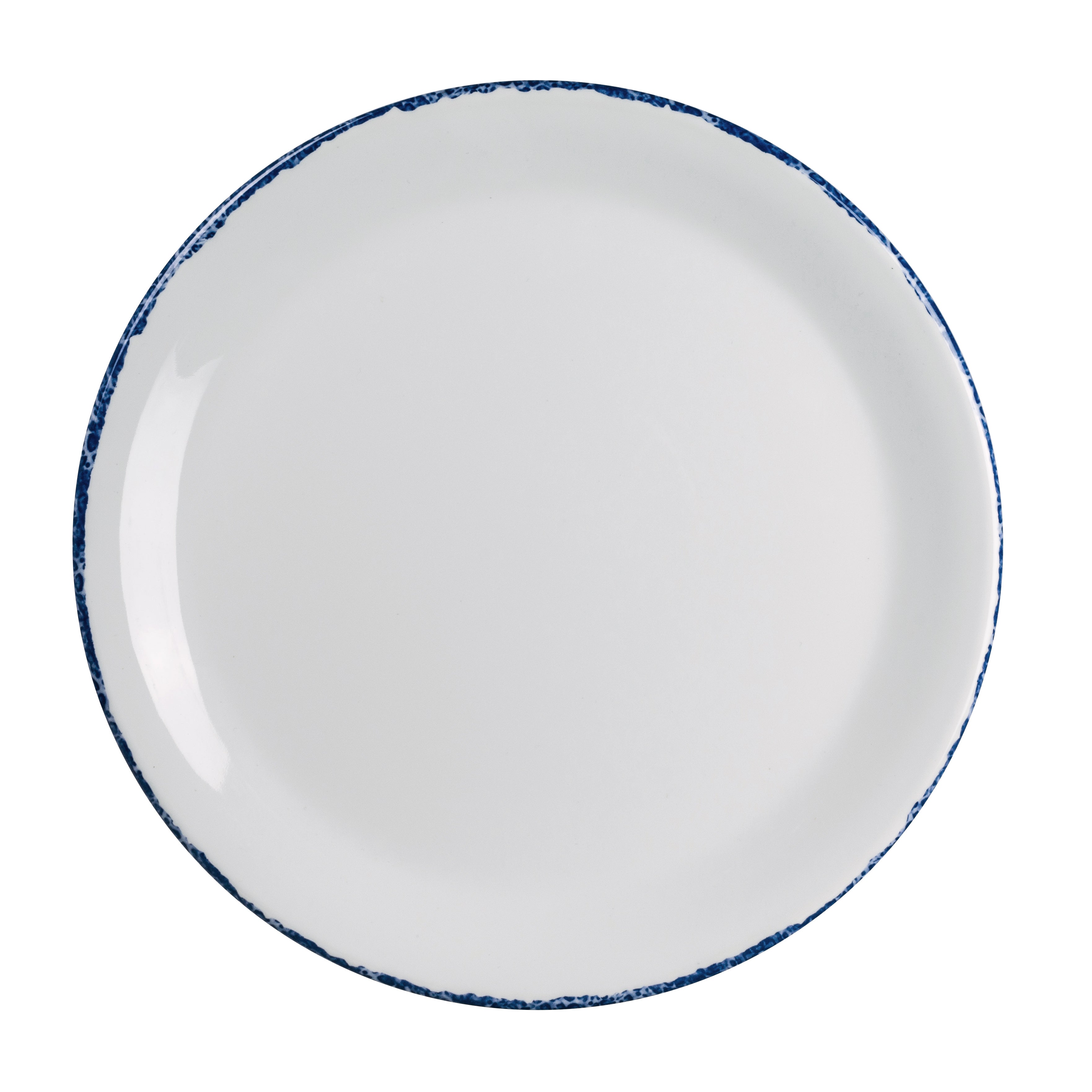 Coupe Plate 10.0" Dia. Blue Dapple