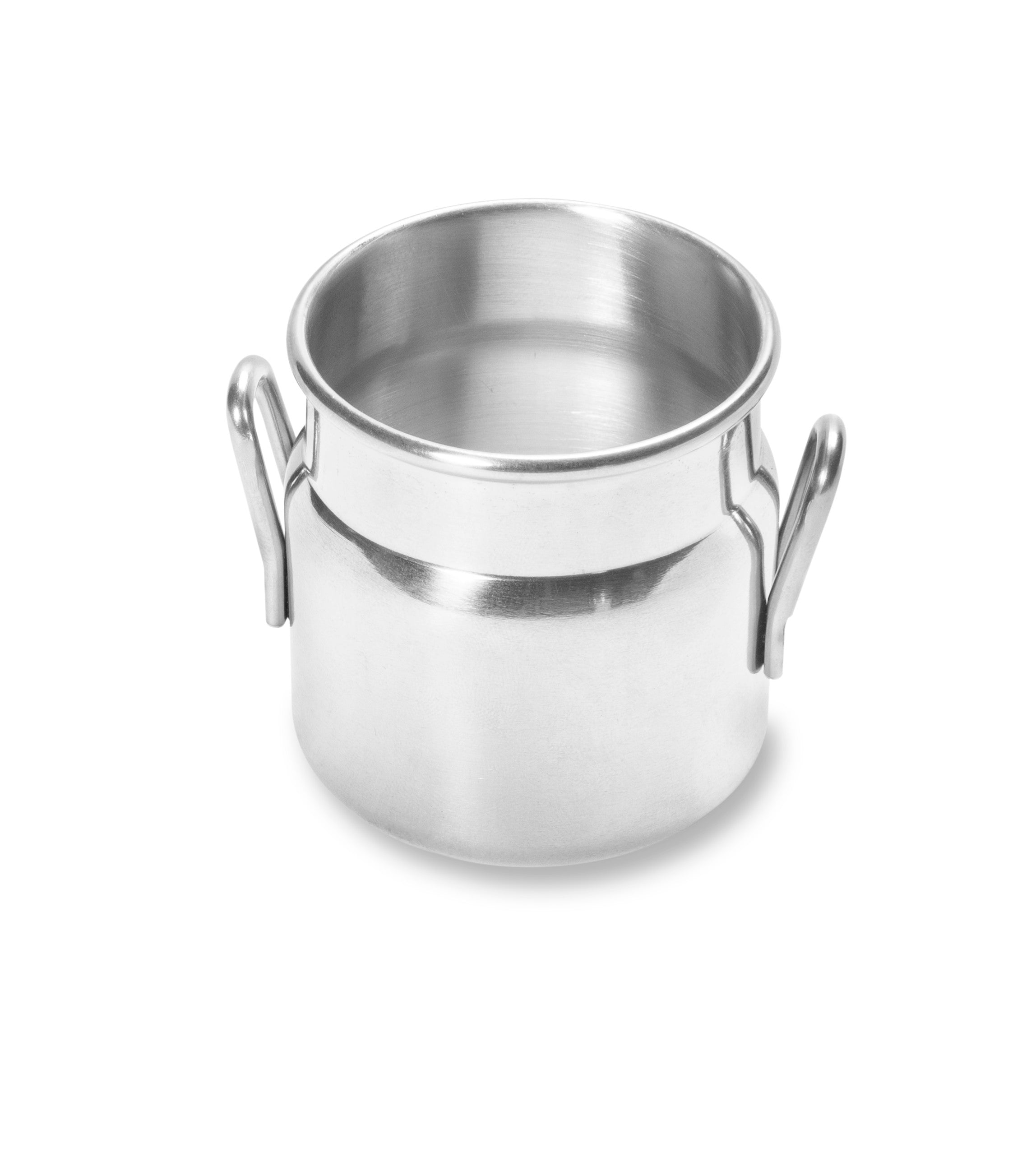 3 1/10 oz. Mini Stainless Steel Milk Can