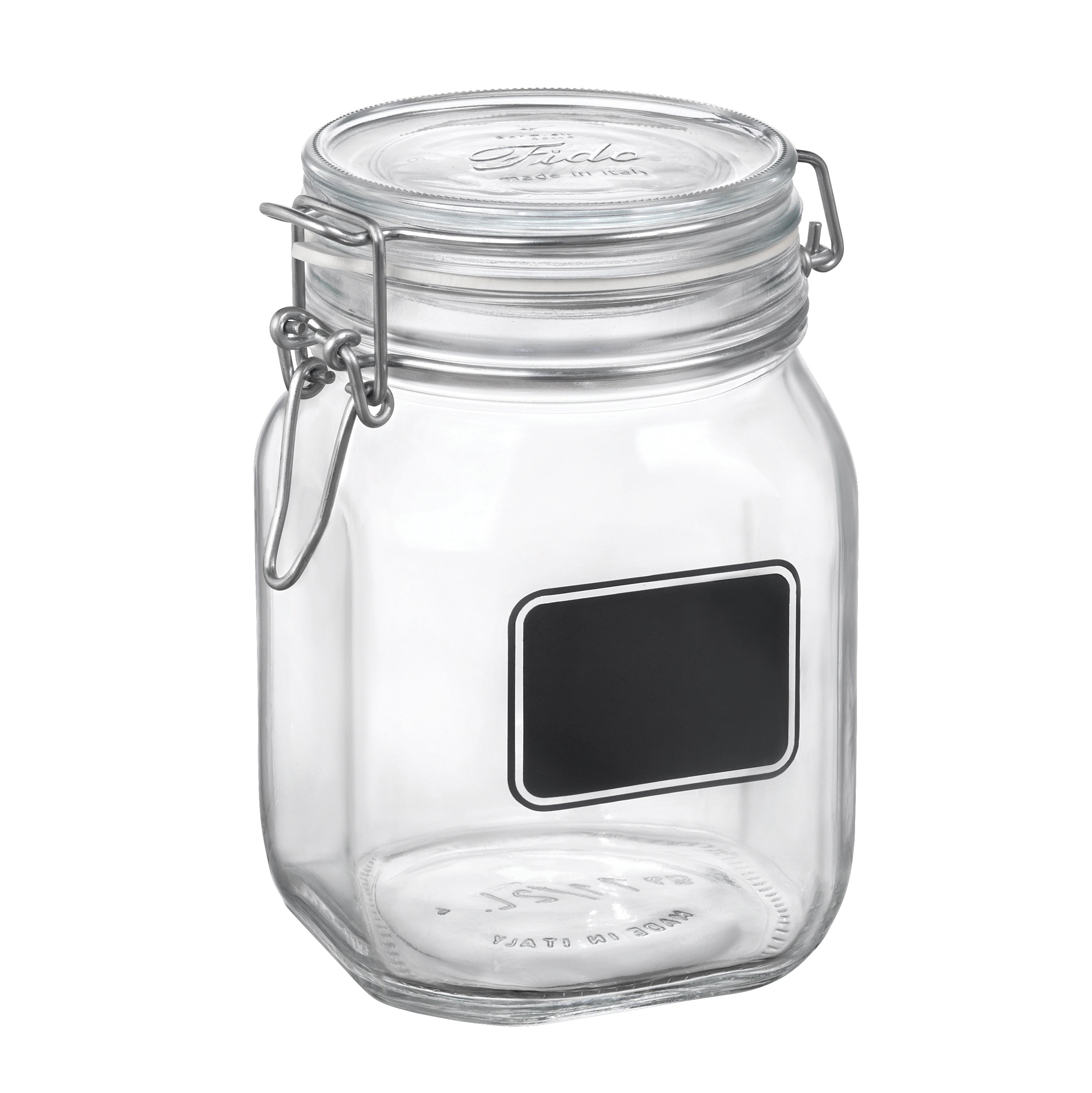 Fido Chalkboard Jar 5.38" Dia. (1.25 Qt) Fido Chalk