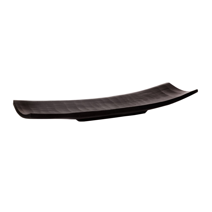 Footed Tray L 15.0" W 4.5" Curved