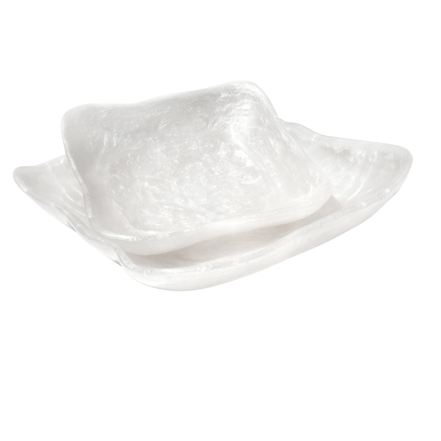 Square Bowl L 14.0" W 14.0" (4.75 Qt) Wave