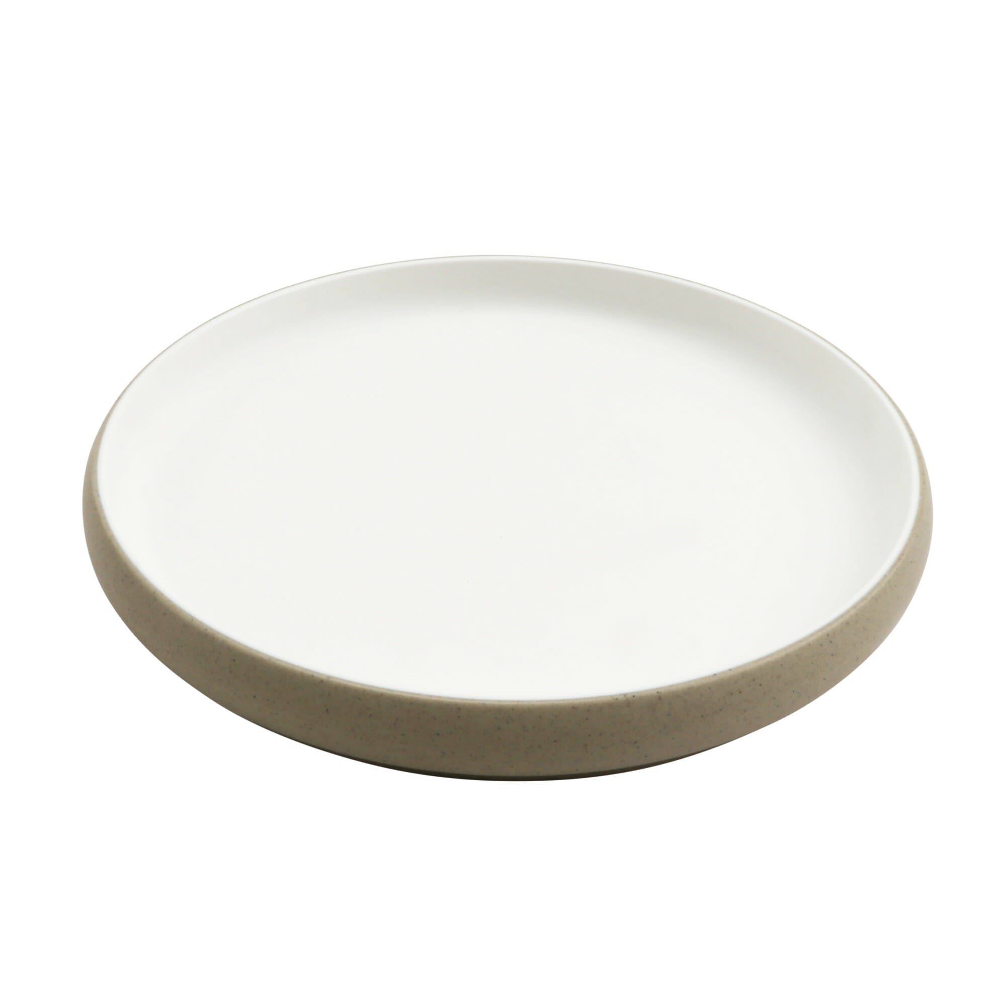 Cheforward Hatch 8-1/2" Round Melamine Plate, Touch of Honey/Sandstone