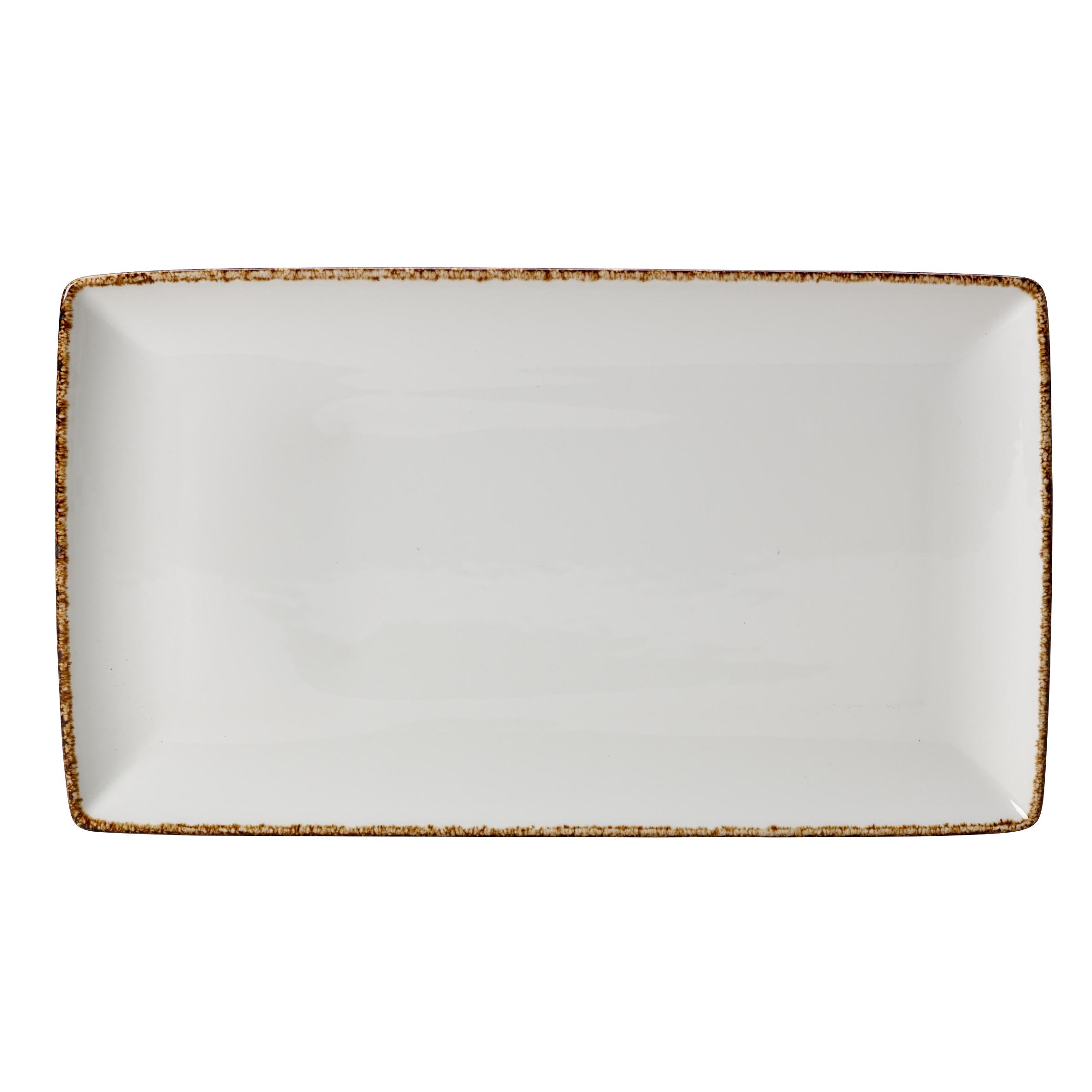 Rectangle Tray L 10.625" W 6.5" Brown Dapple
