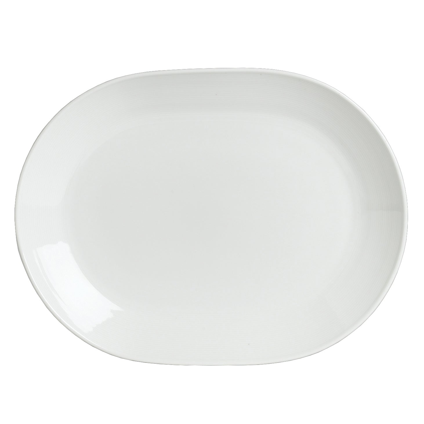 Race Track Oval Platter L 6.25" W 4.625" Aura