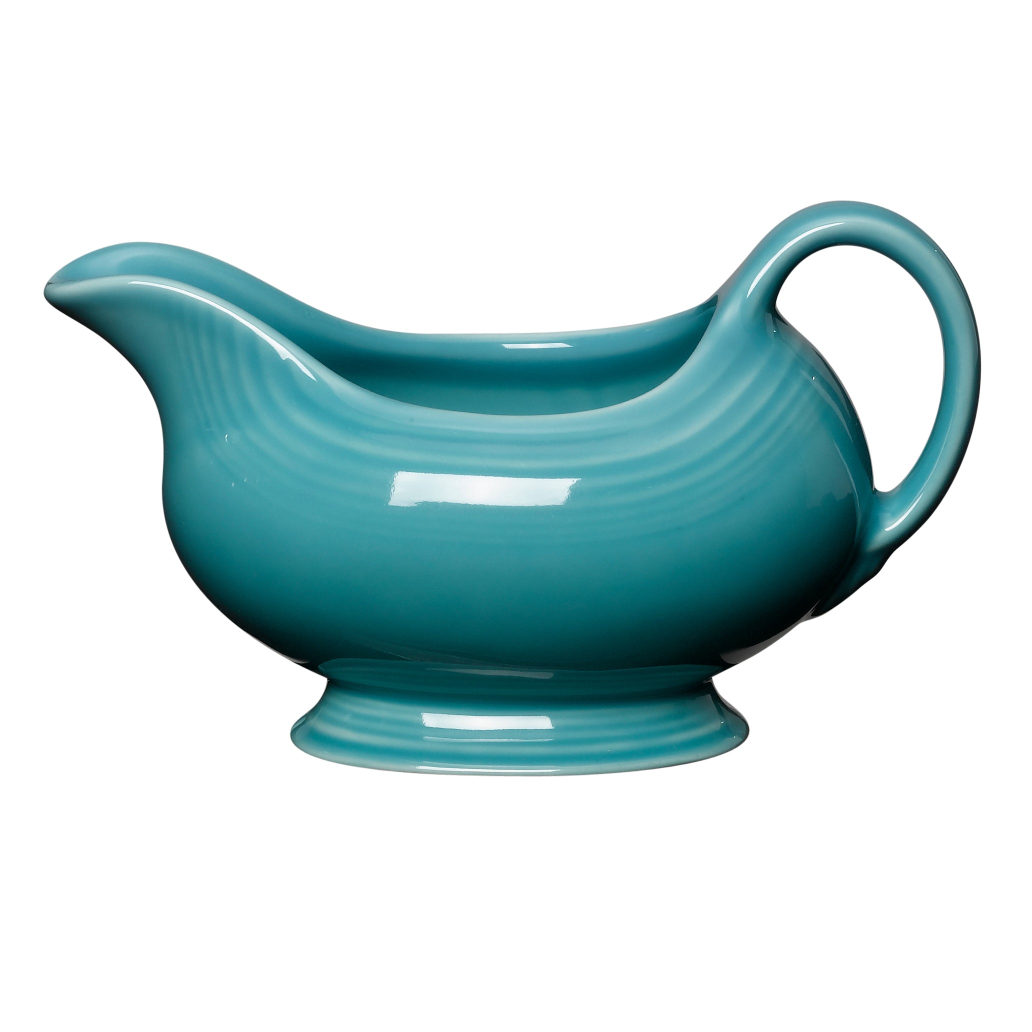 Sauceboat L 8.0" W 4.25" (18.5 Oz) Fiesta Turquois
