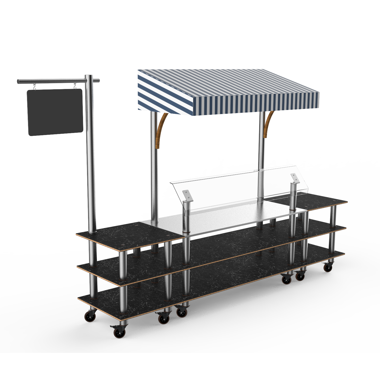 Classic Canopy Station L 130.0" W 33.0" Modular