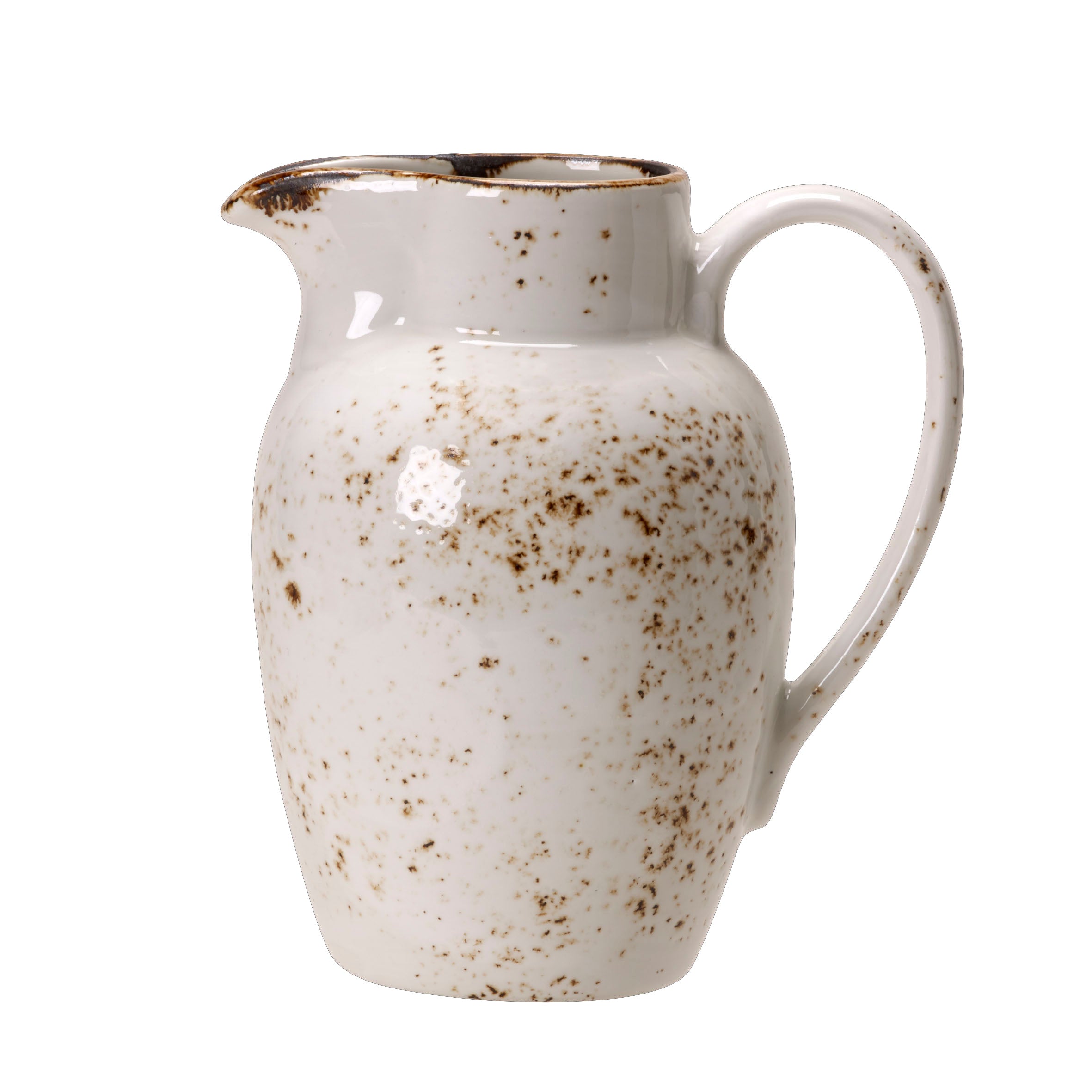Decanter L 5.875" W 4.0" (16.0 Oz) Craft White