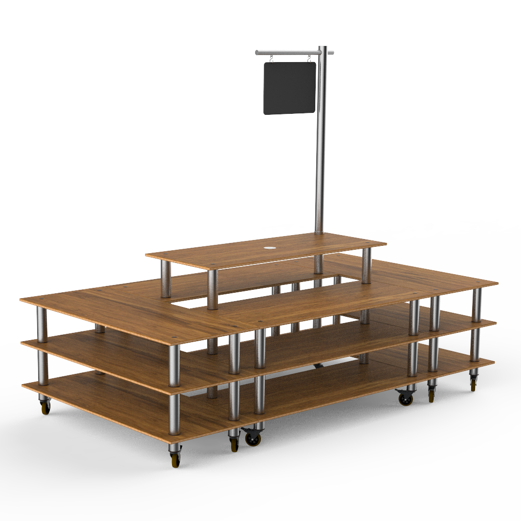Market Square Station L 130.0" W 74.0" Modular