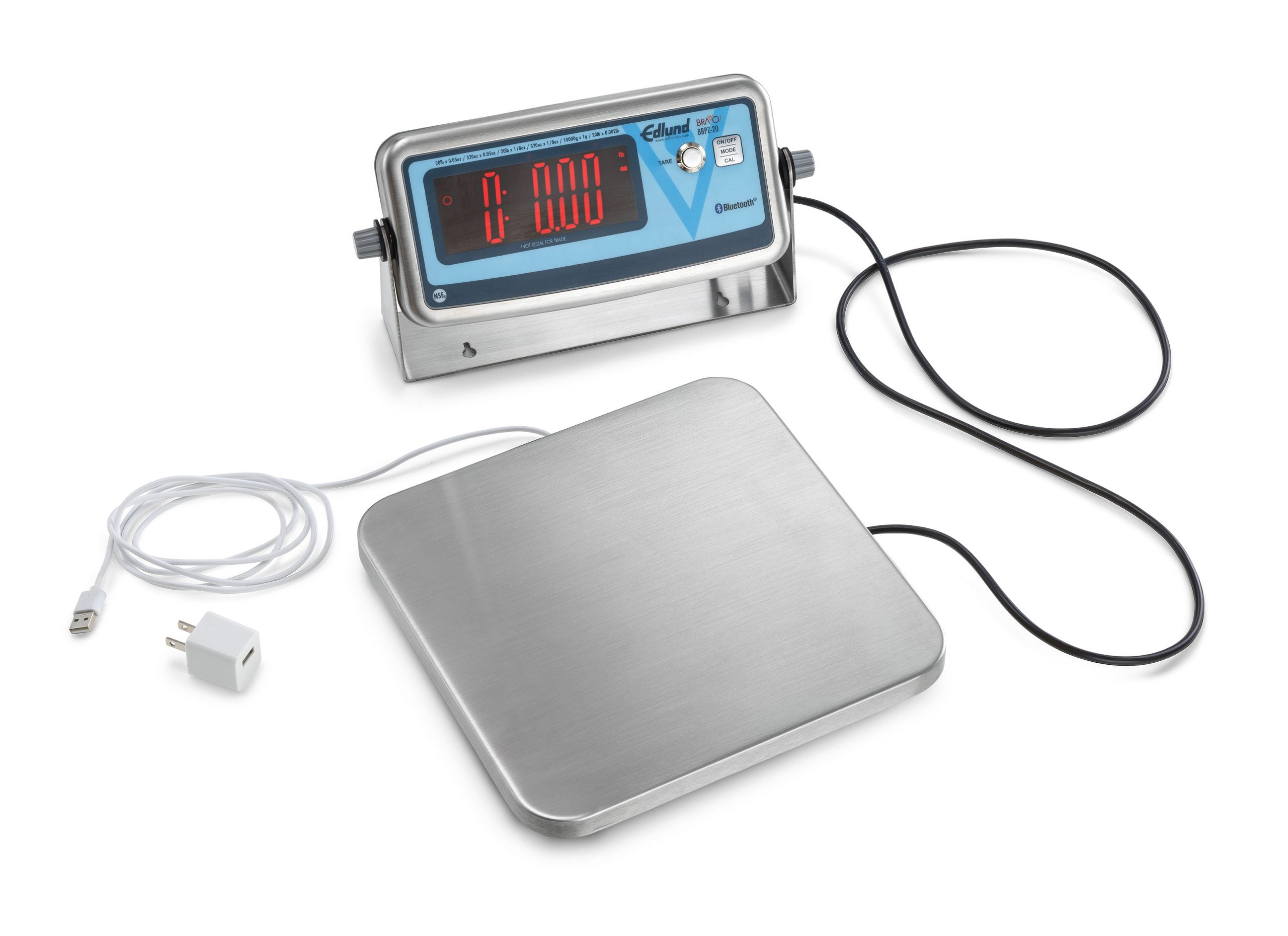 Wireless Bluetooth Pizza Scale, 2 button wireless display