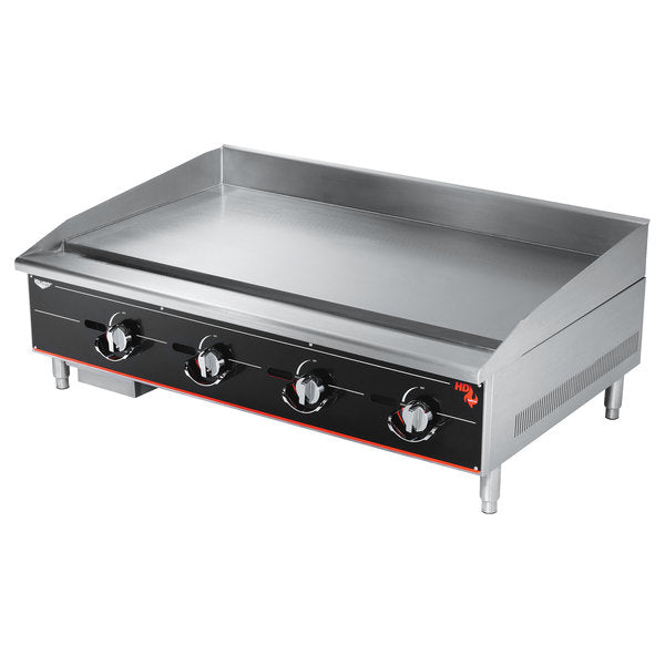 48-inch Cayenne® heavy-duty flat-top gas griddle with thermostatic controls
