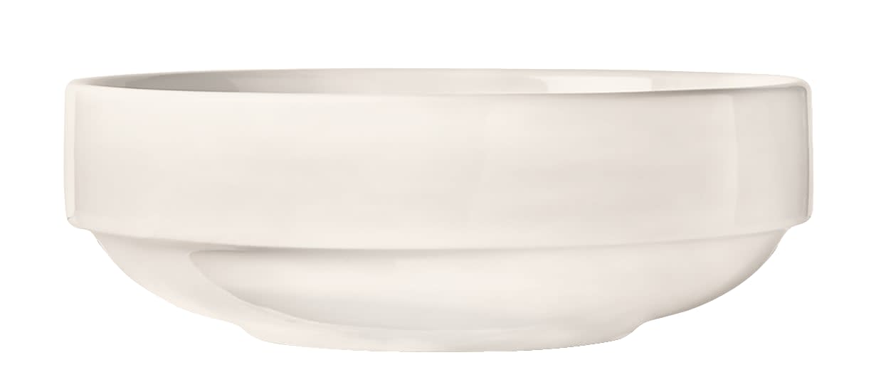 Porcelana 34 oz. Nestabowl, Bright White
