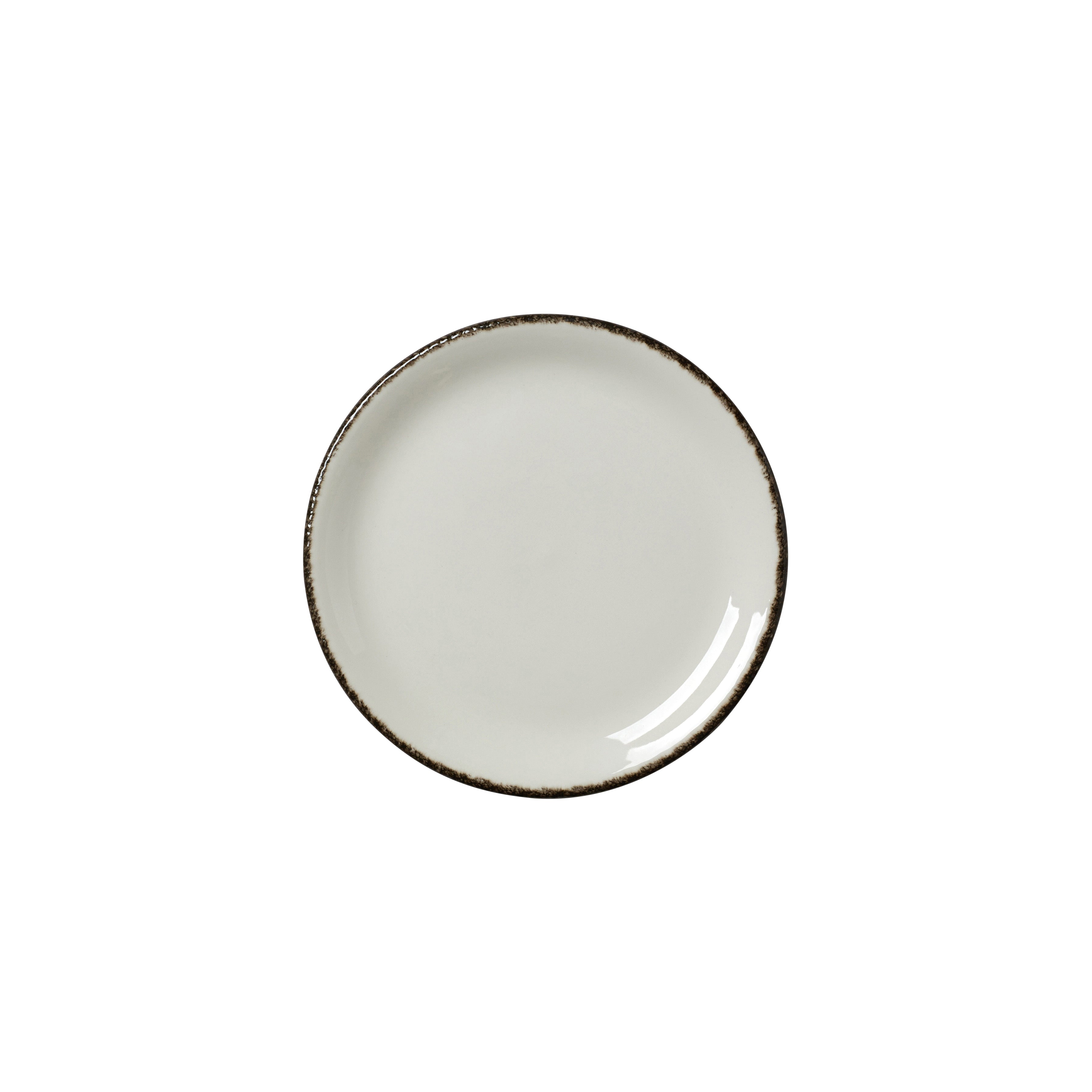 Taste Coupe Plate 6.0" Dia. Charcoal Dapple