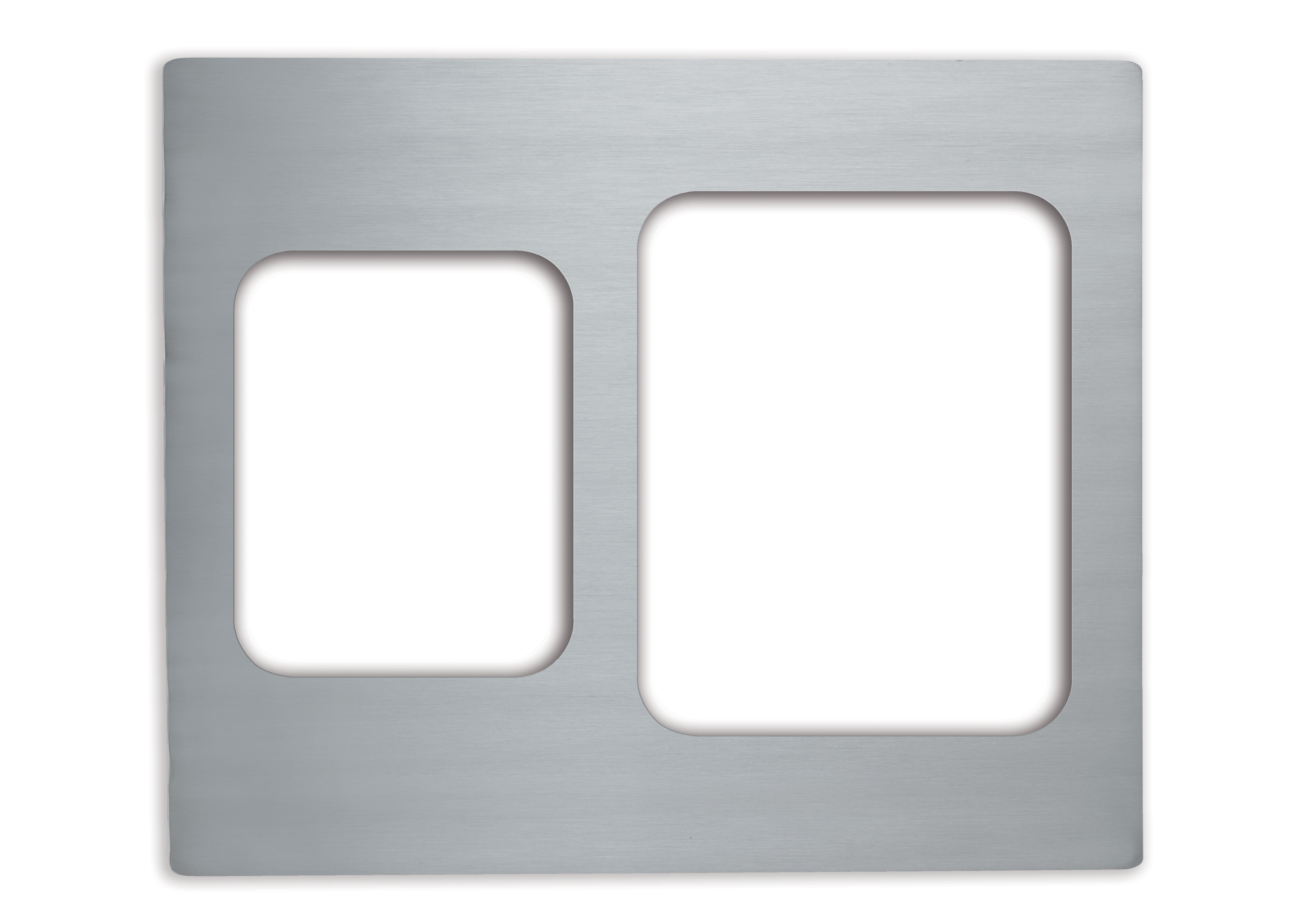 Miramar® Cookware Double Size Templates - One large and one small food pan
