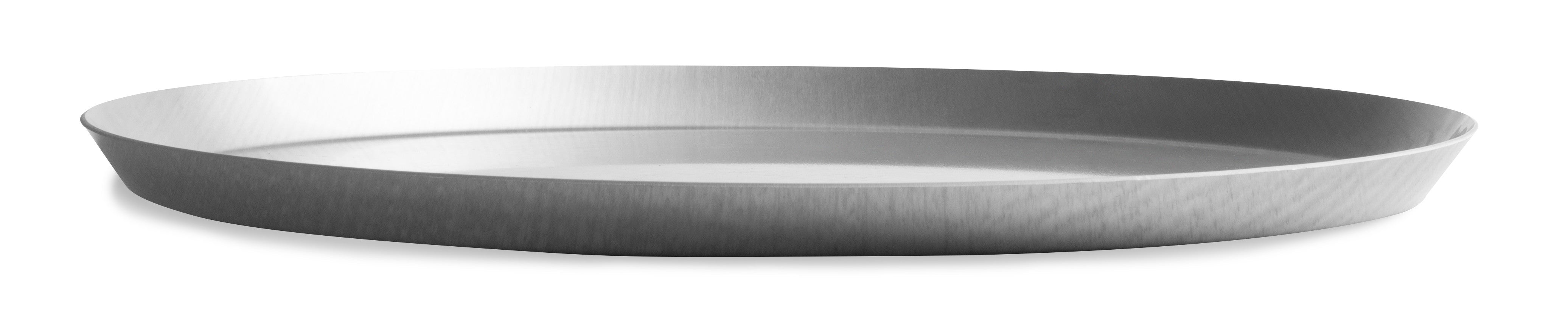 14" Solid Press-Cut Pizza Pan with Clear Coat Anodized Finish