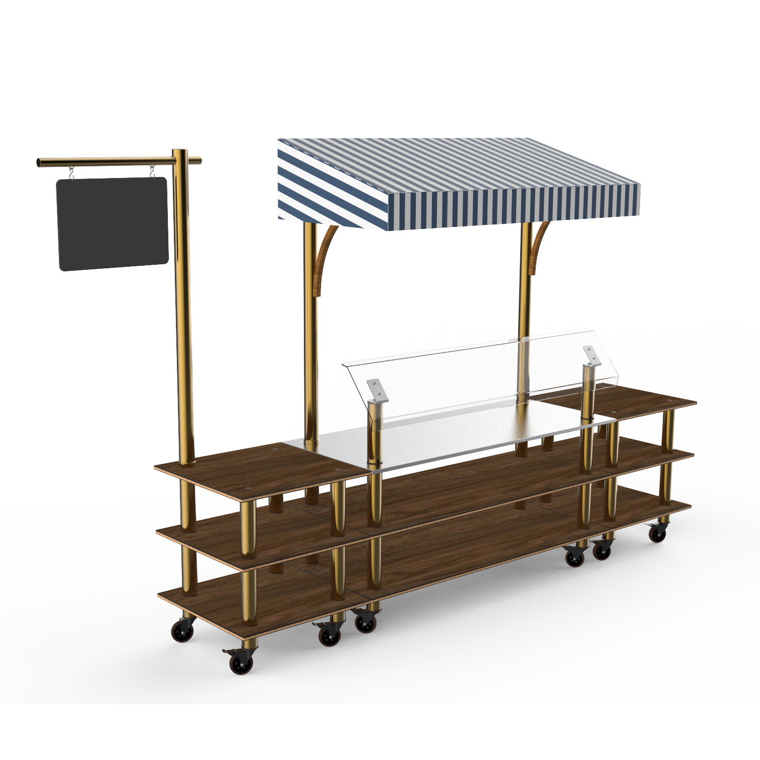 Classic Canopy Station L 130.0" W 33.0" Modular