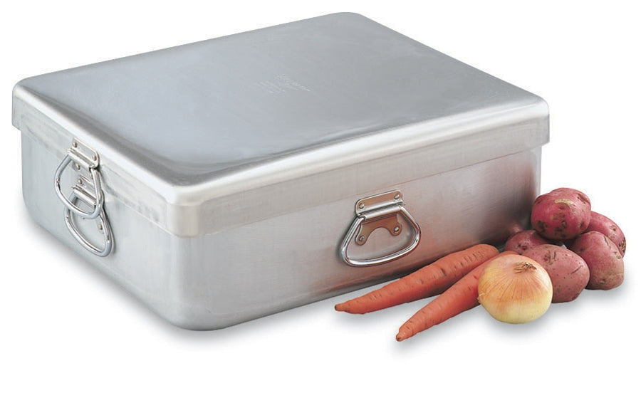 42-quart Wear-Ever® heavy-duty aluminum roast pan with cover