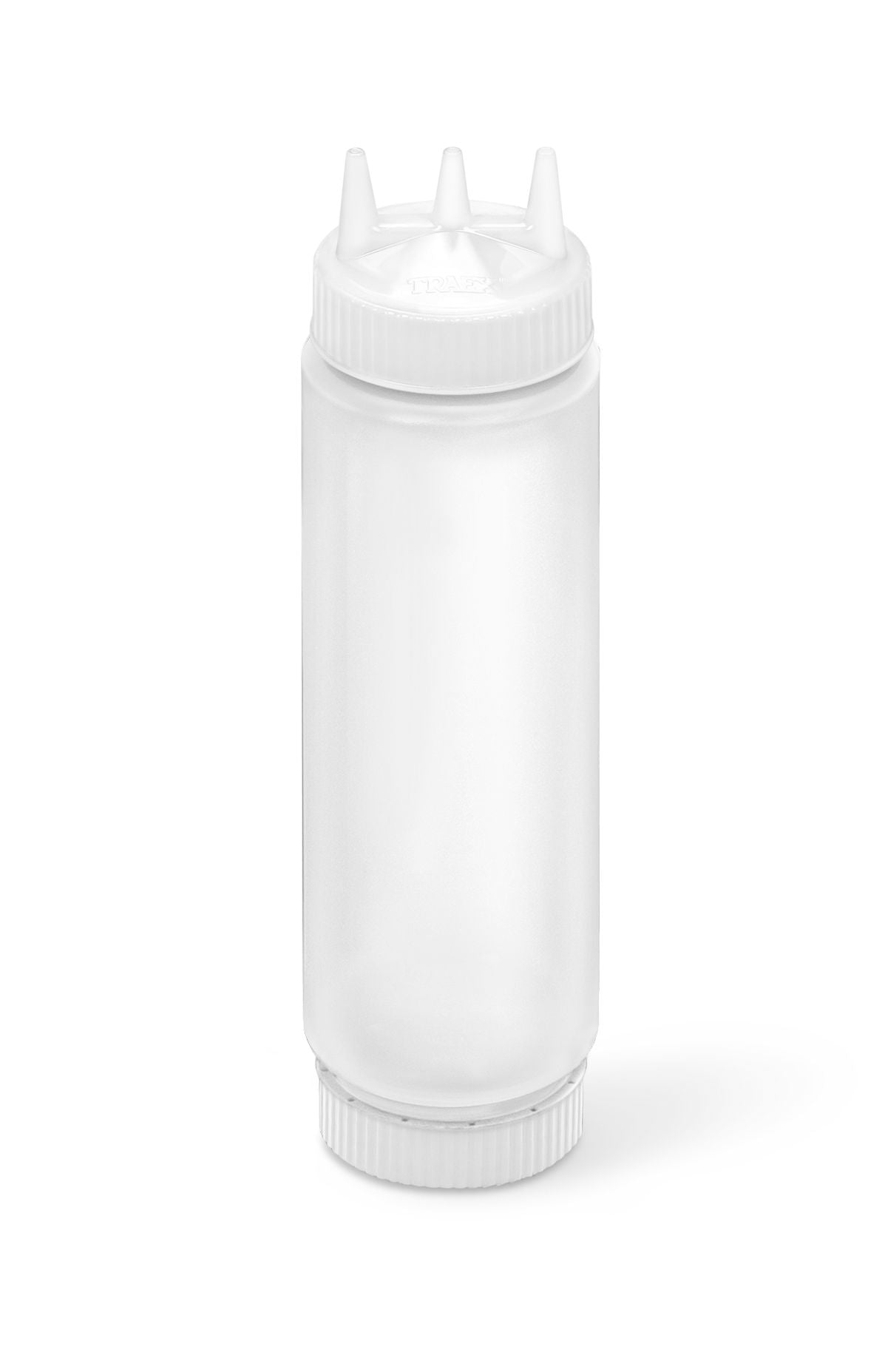 24 oz. Traex® Fifo Clear Squeeze Dispenser with Clear Tri Tip™ and Base Cap