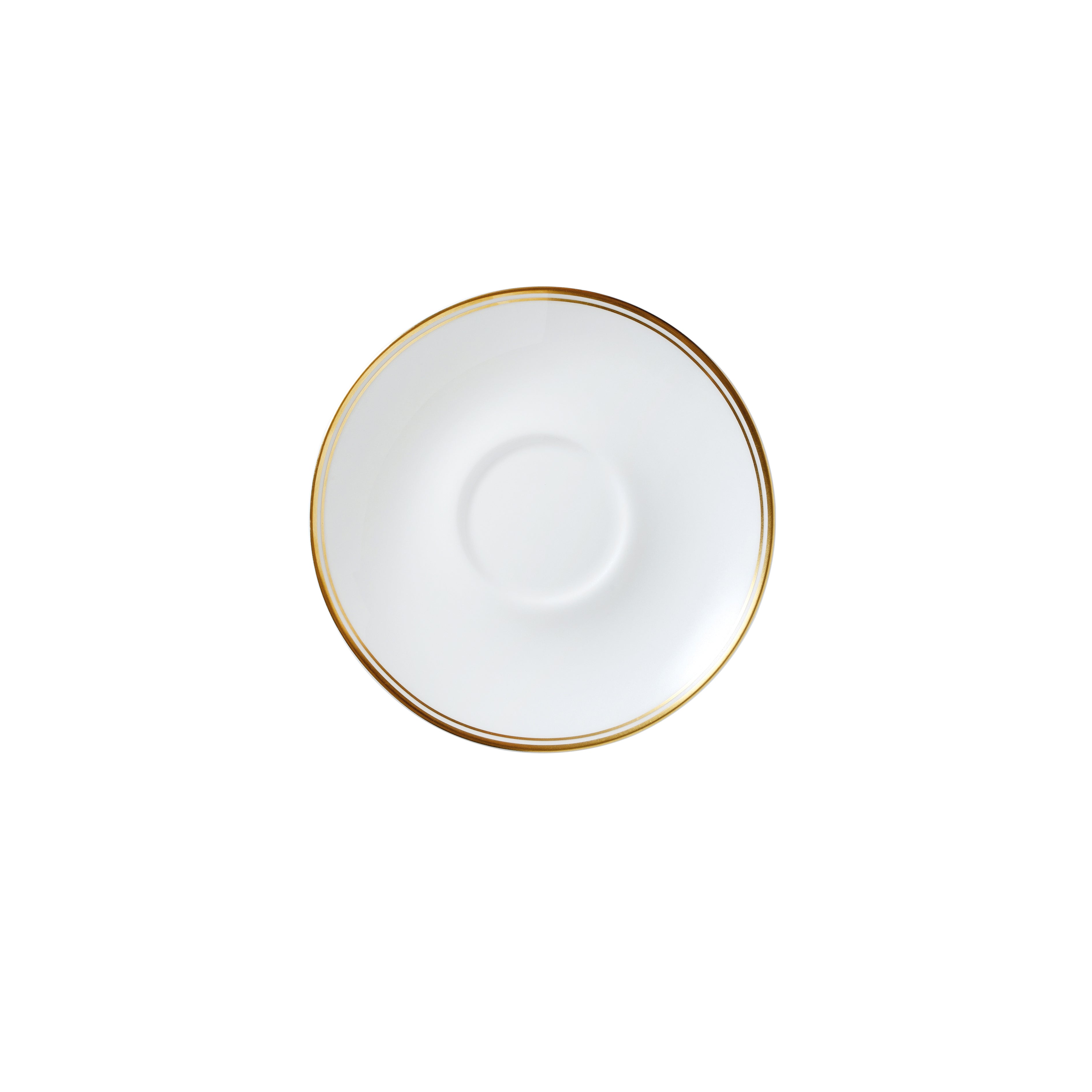Tea For One Saucer 5.75" Dia. Burnished Gold