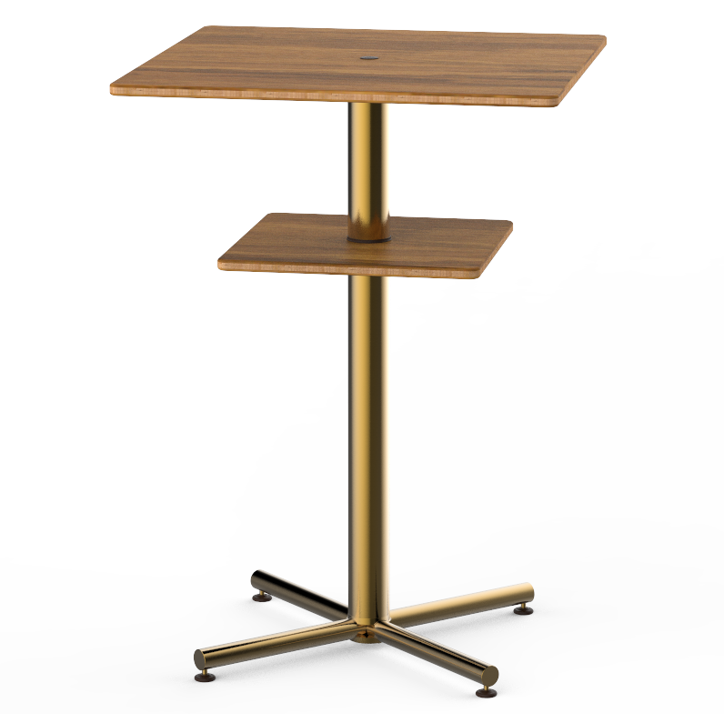 Square Bar Table L 30.0" W 30.0" Polo