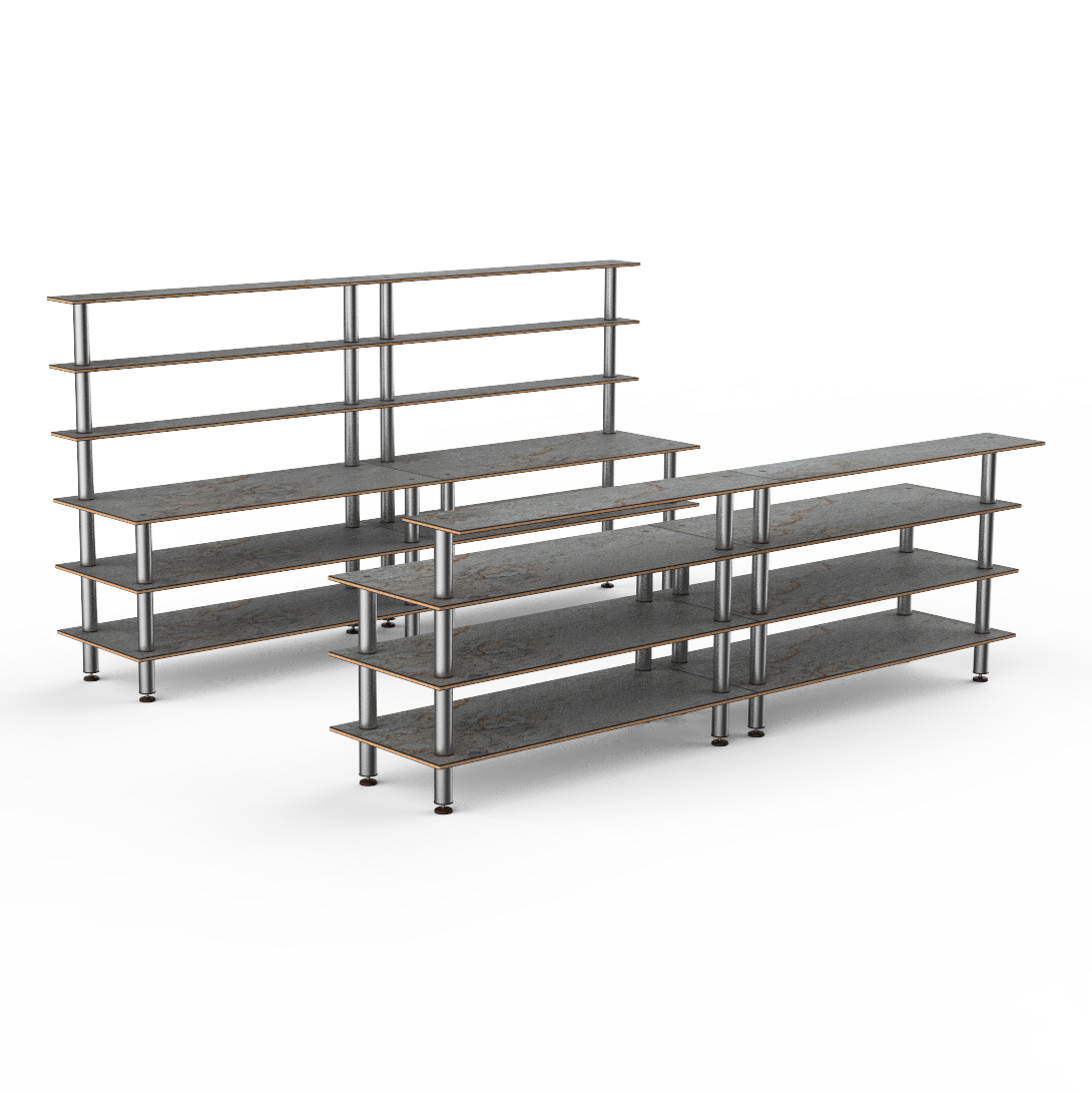 Double Bar Station L 141.75" W 34.5" Modular