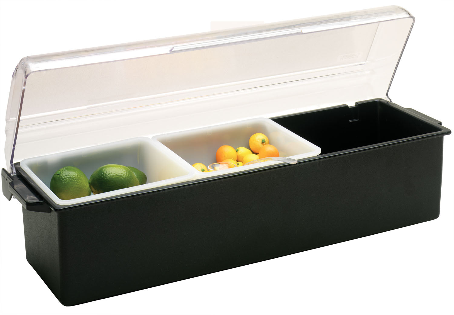 Traex® Kondi-Keeper™ Plastic Condiment Dispensers with Quart Inserts - 3 Inserts