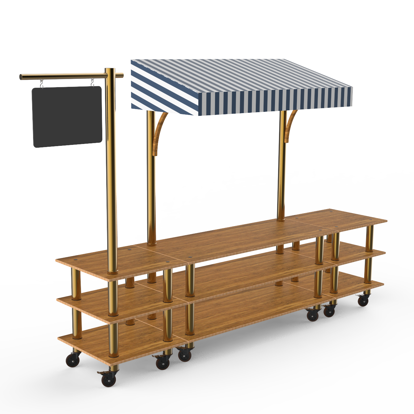 Bazaar Action Station L 130.0" W 33.0" Modular