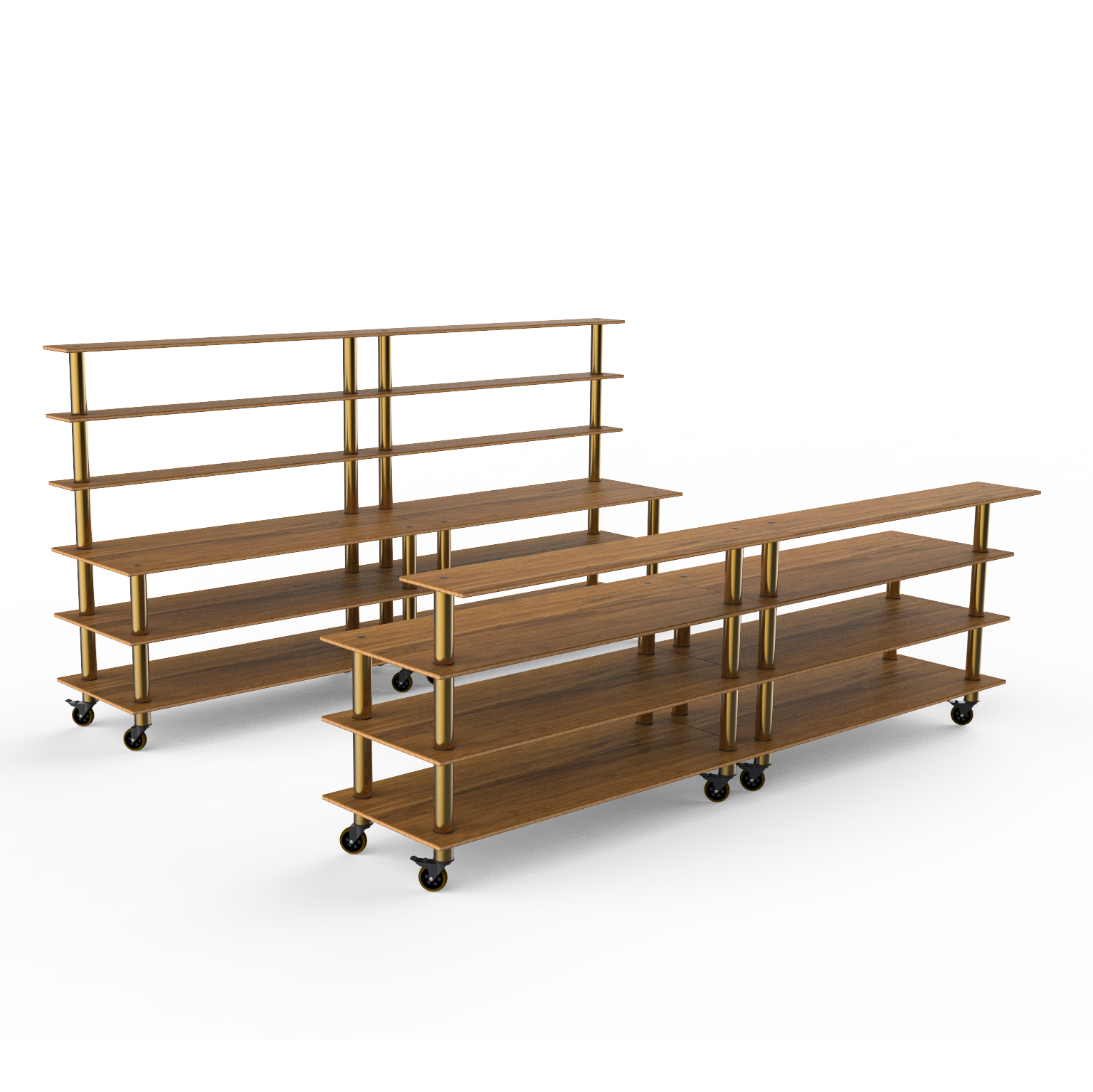 Double Bar Station L 141.75" W 34.5" Modular