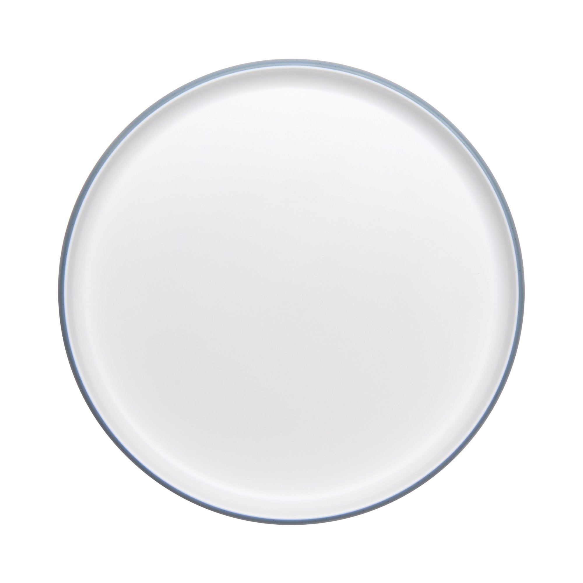 Cheforward Hatch 10.5" Round Melamine Plate, Touch of Honey/Bluejay