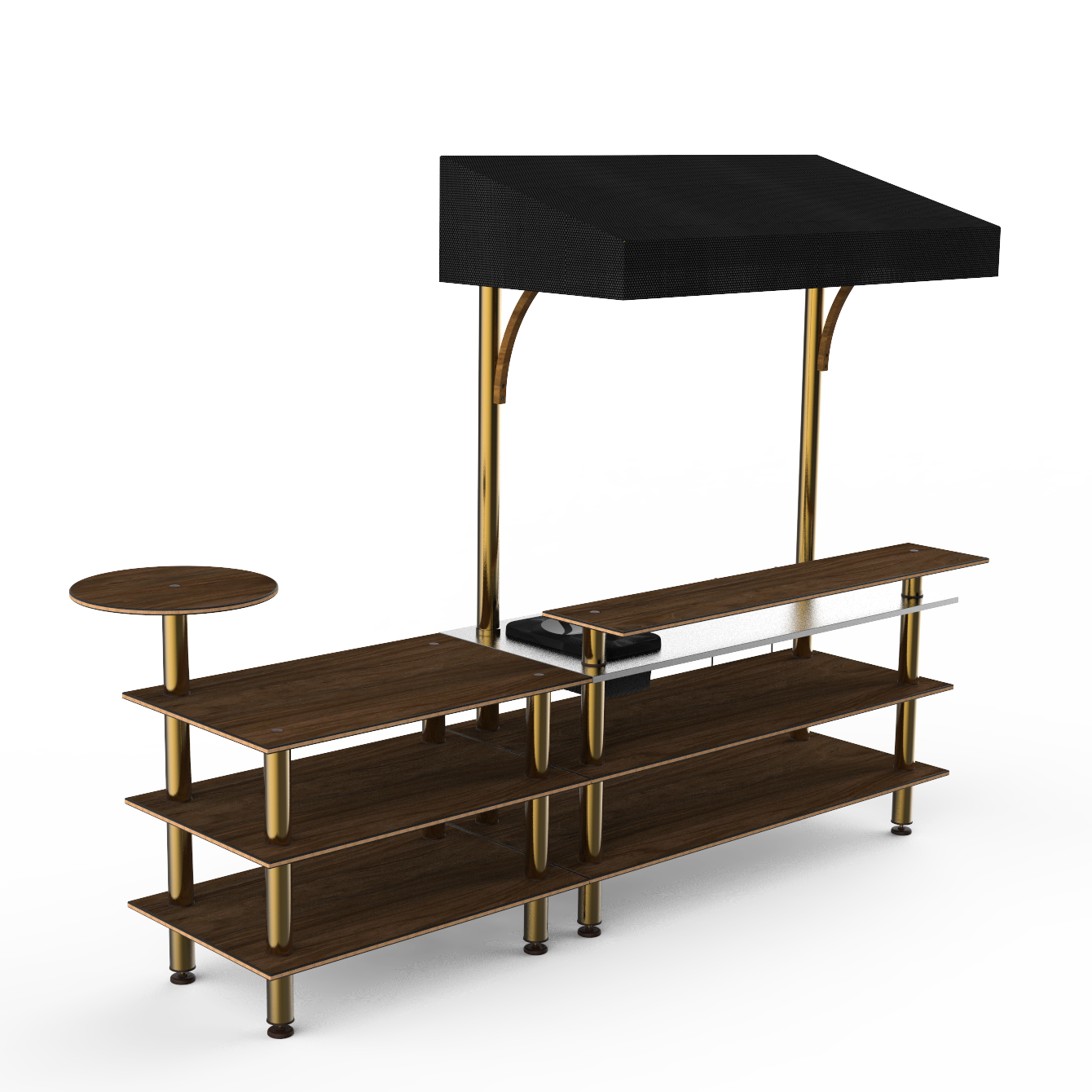 Mixology Bar Station L 125.0" W 41.0" Modular
