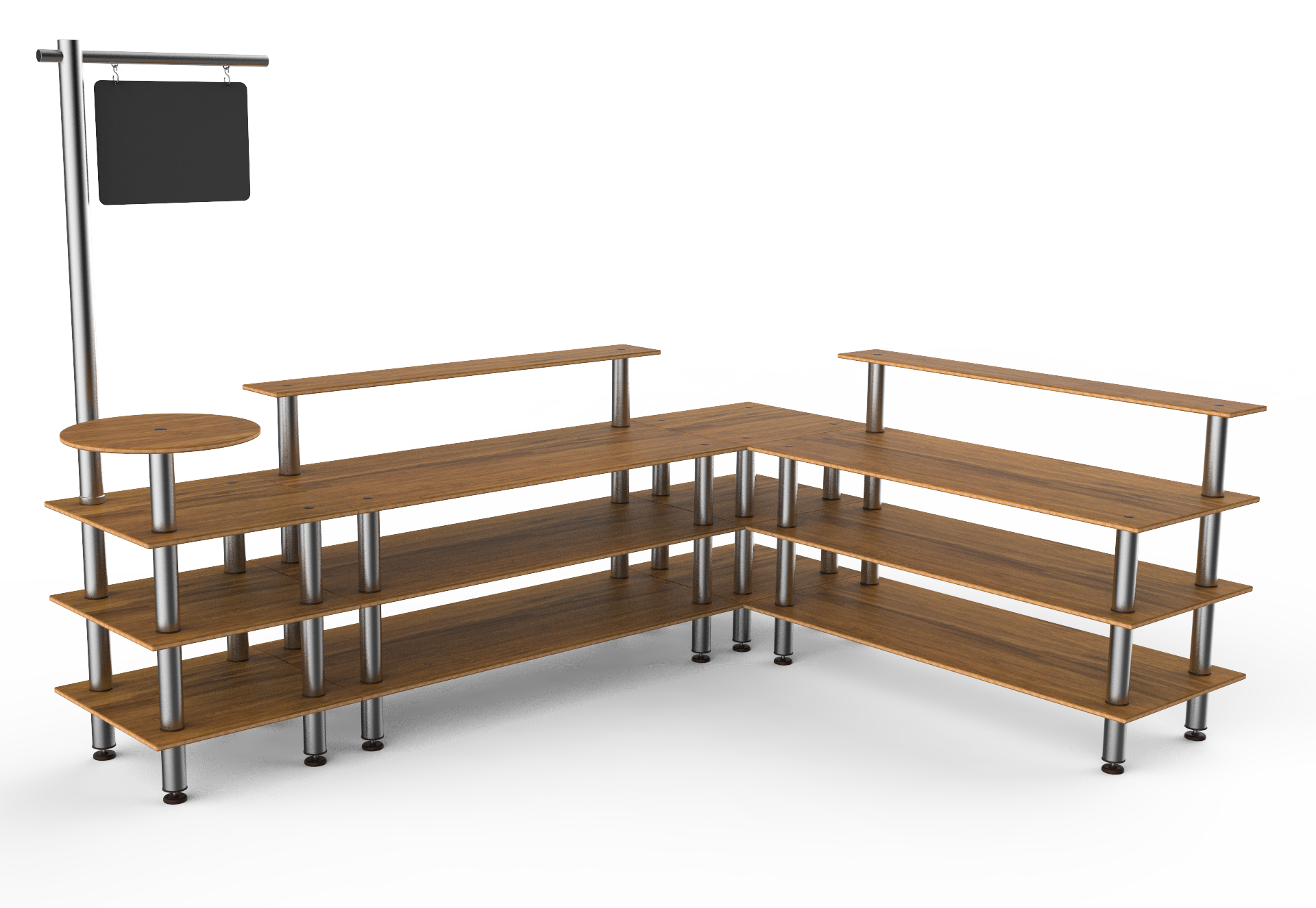 Breakfast Corner Station L 130.0" W 100.0" Modular