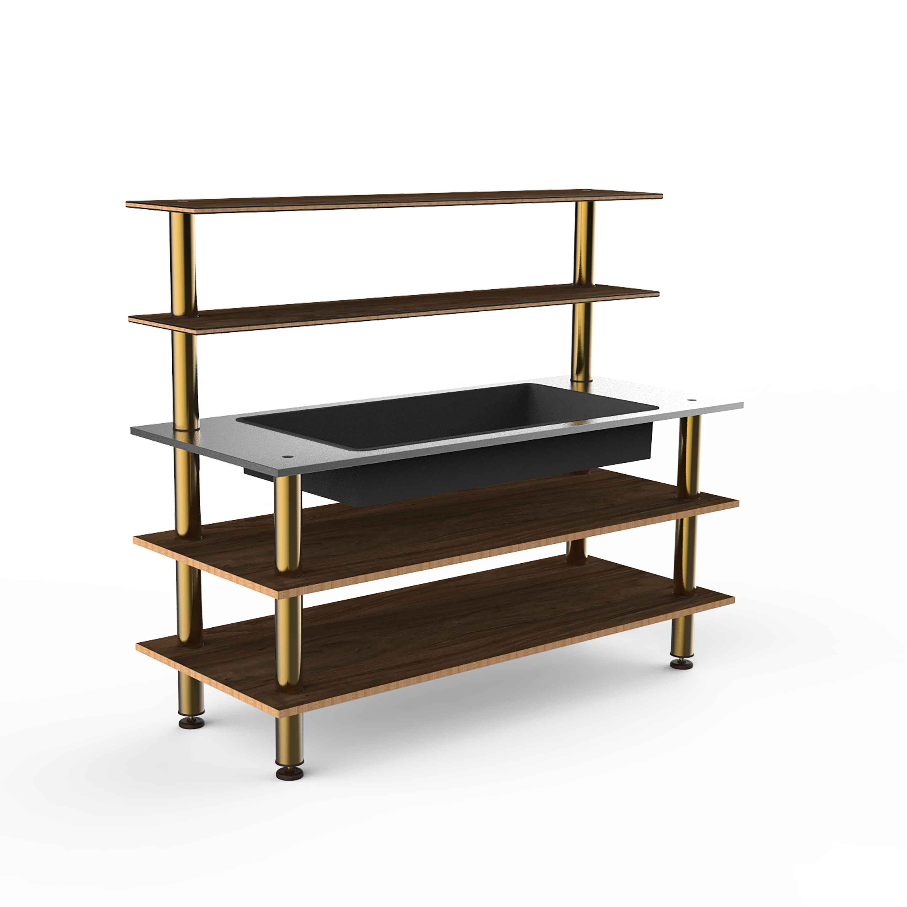 Pro Bar Back Bar L 71.0" W 29.5" Modular