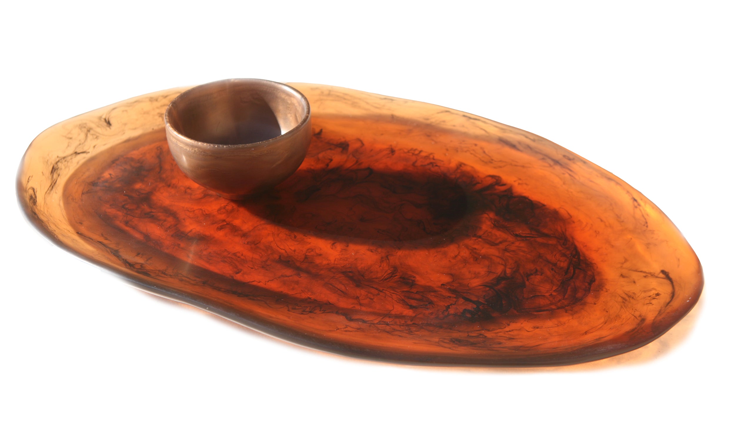 Wide Oval Platter L 24.0" W 14.0" Wave