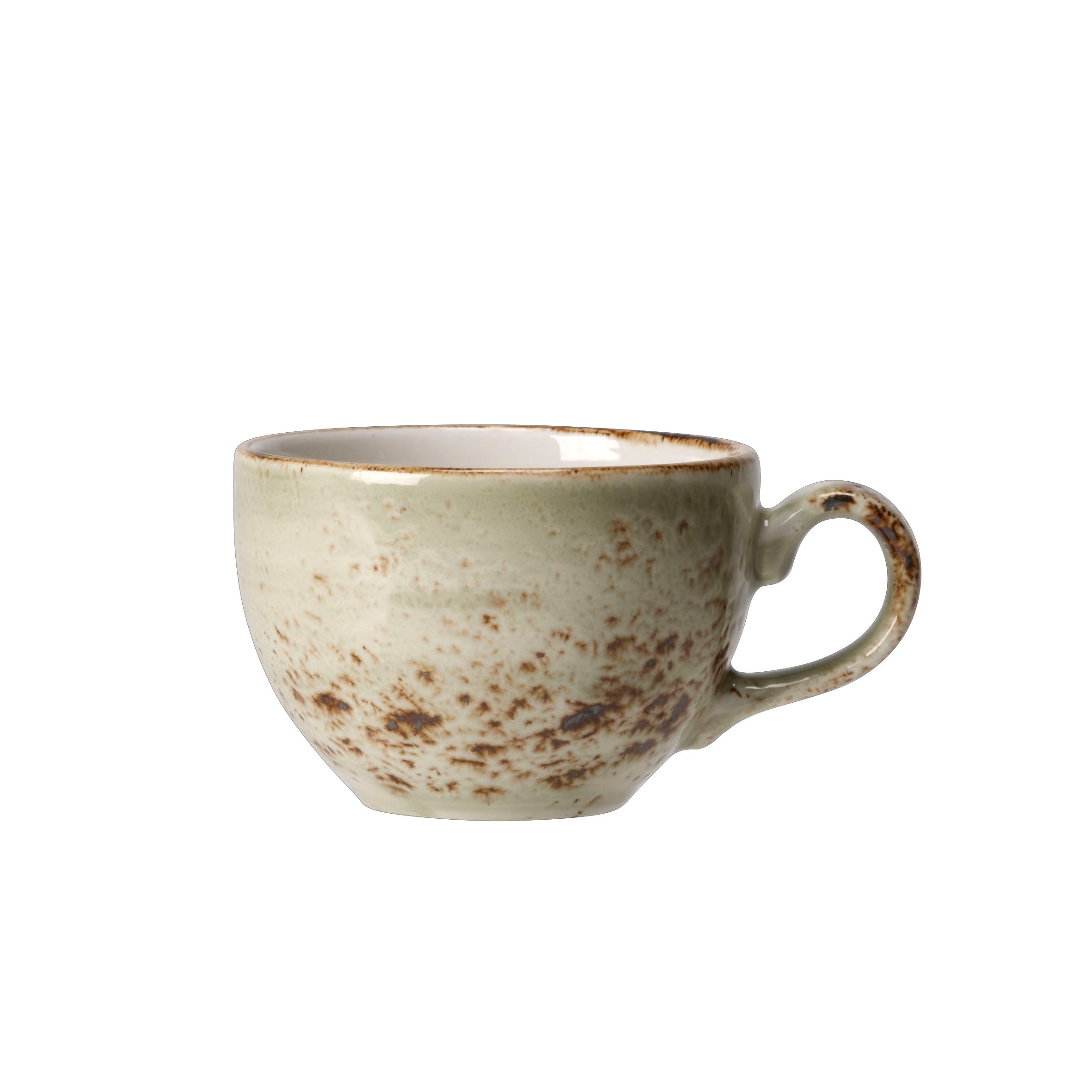 Low Cup L 3.5" W 3.25" (3.0 Oz) Craft Green