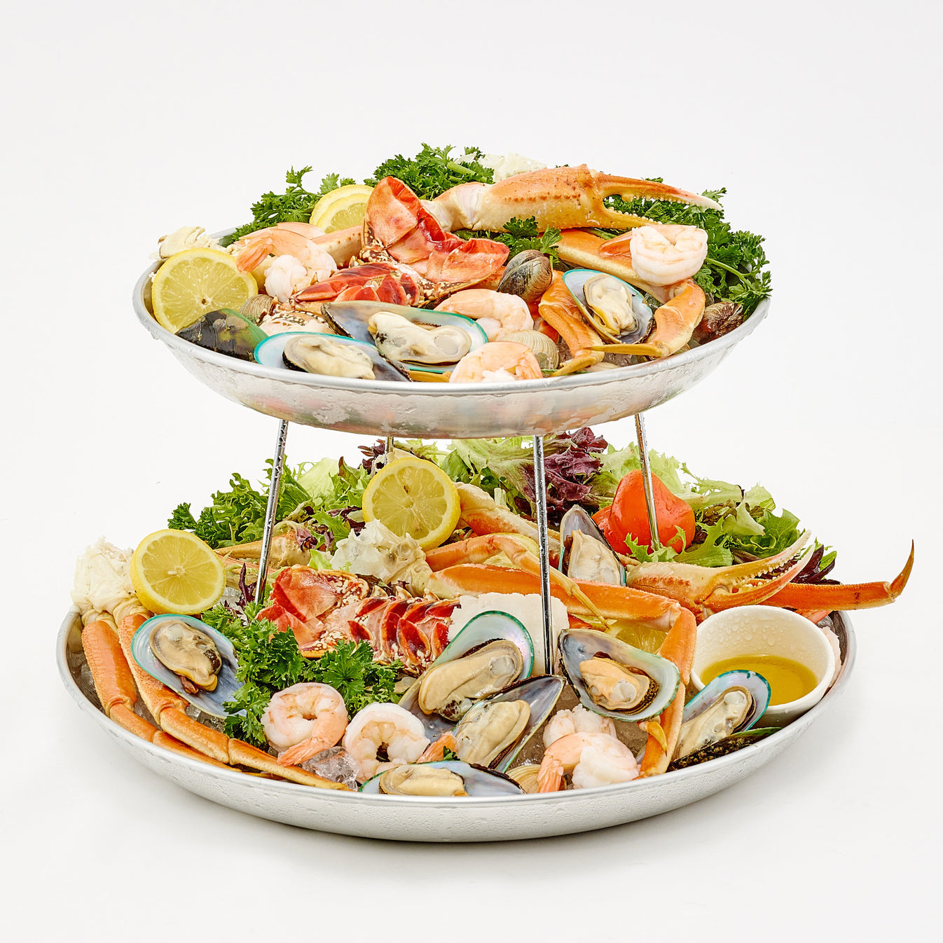 Chrome-Plated Seafood Tray Rack