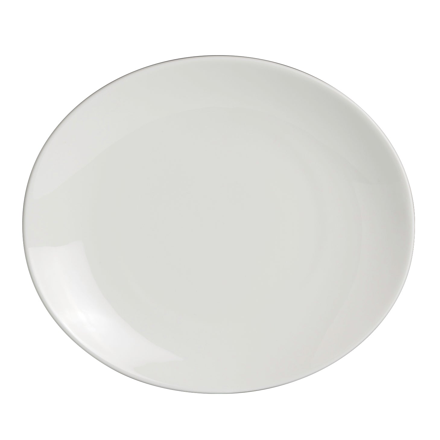 Oval Plate L 8.875" W 7.875" Folio Ac Parl