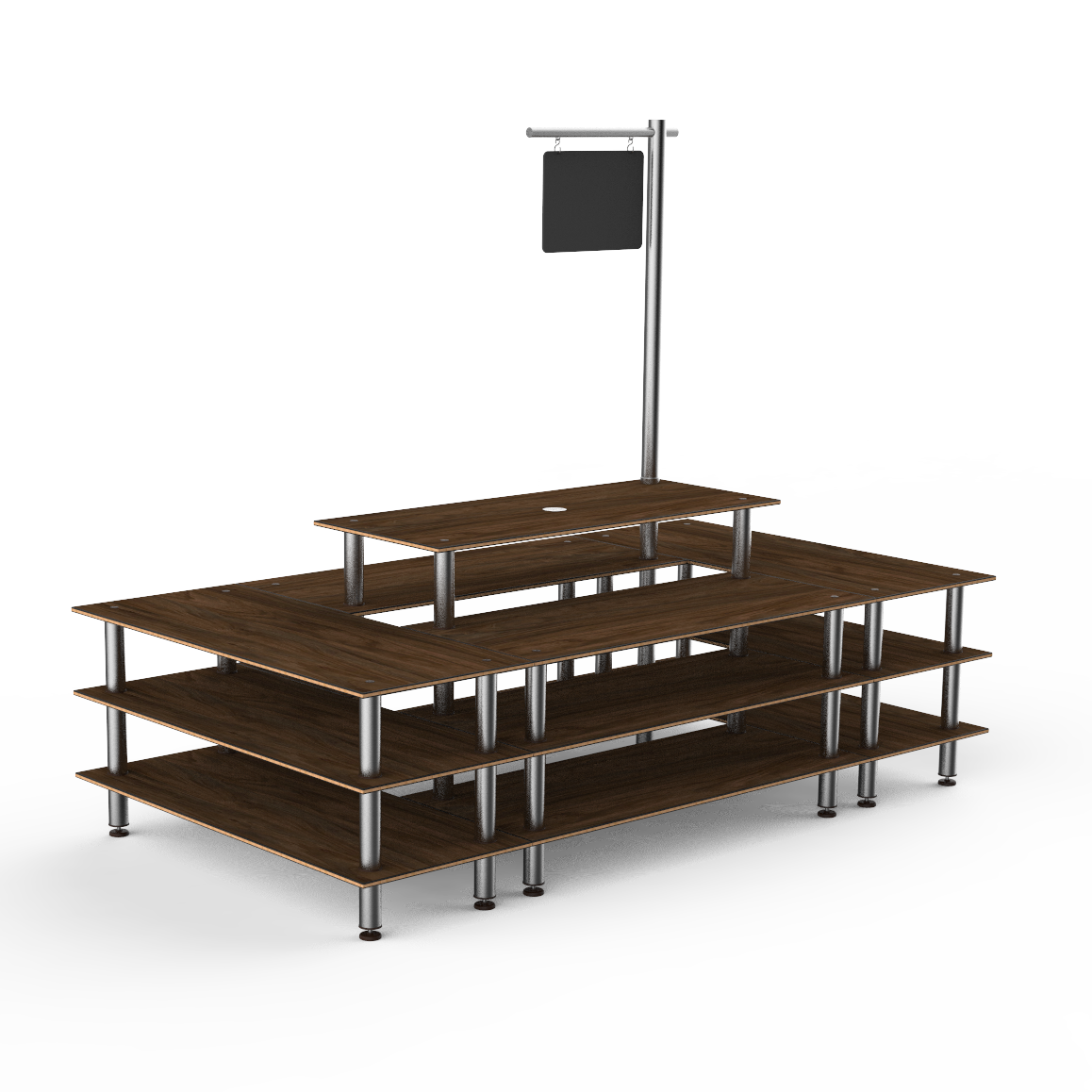Market Square Station L 130.0" W 71.0" Modular