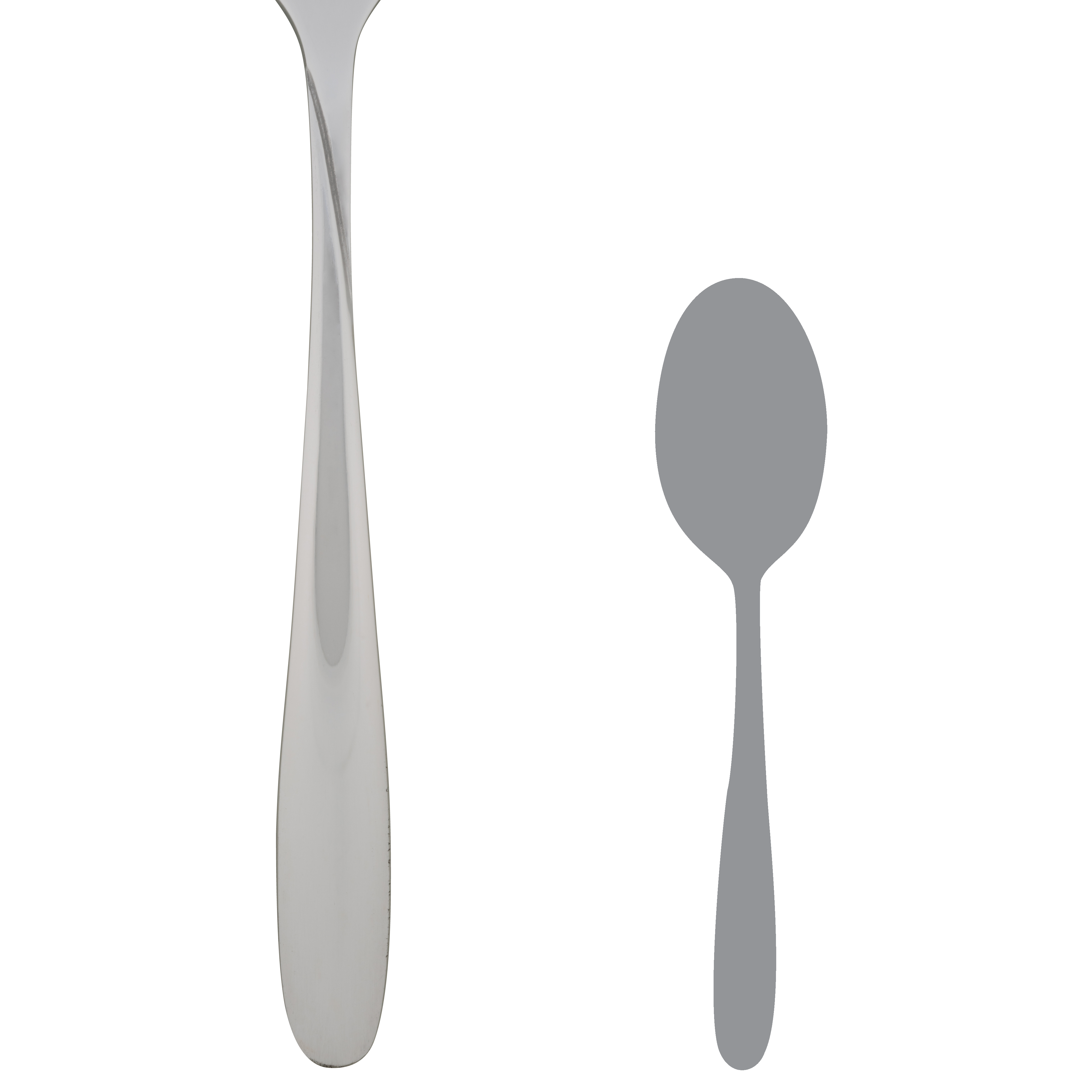 Soup/Dessert Spoon L 7.25" Moon Hs Sat