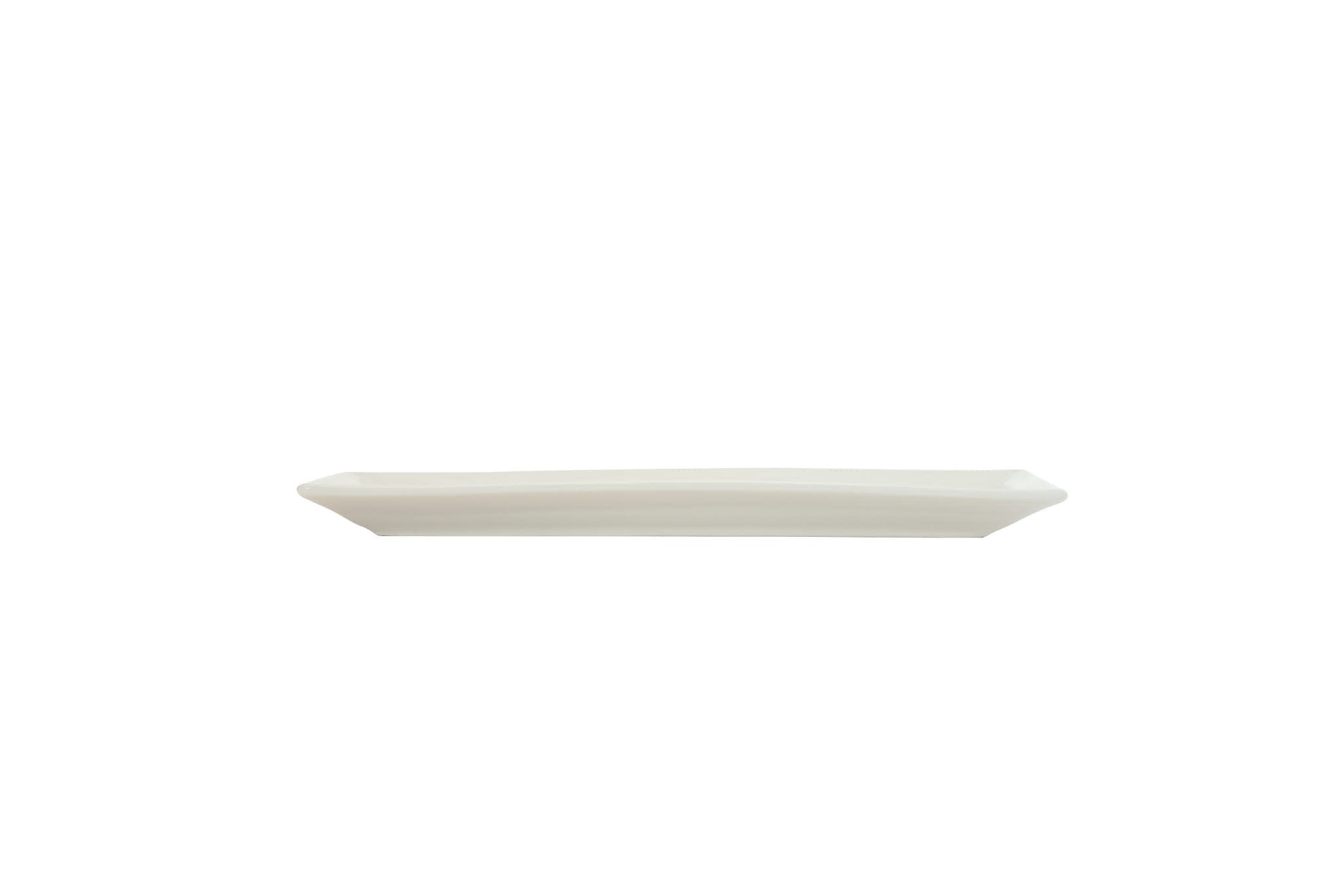 Porcelana 12" x 6" Rectangular Plate, Cream White