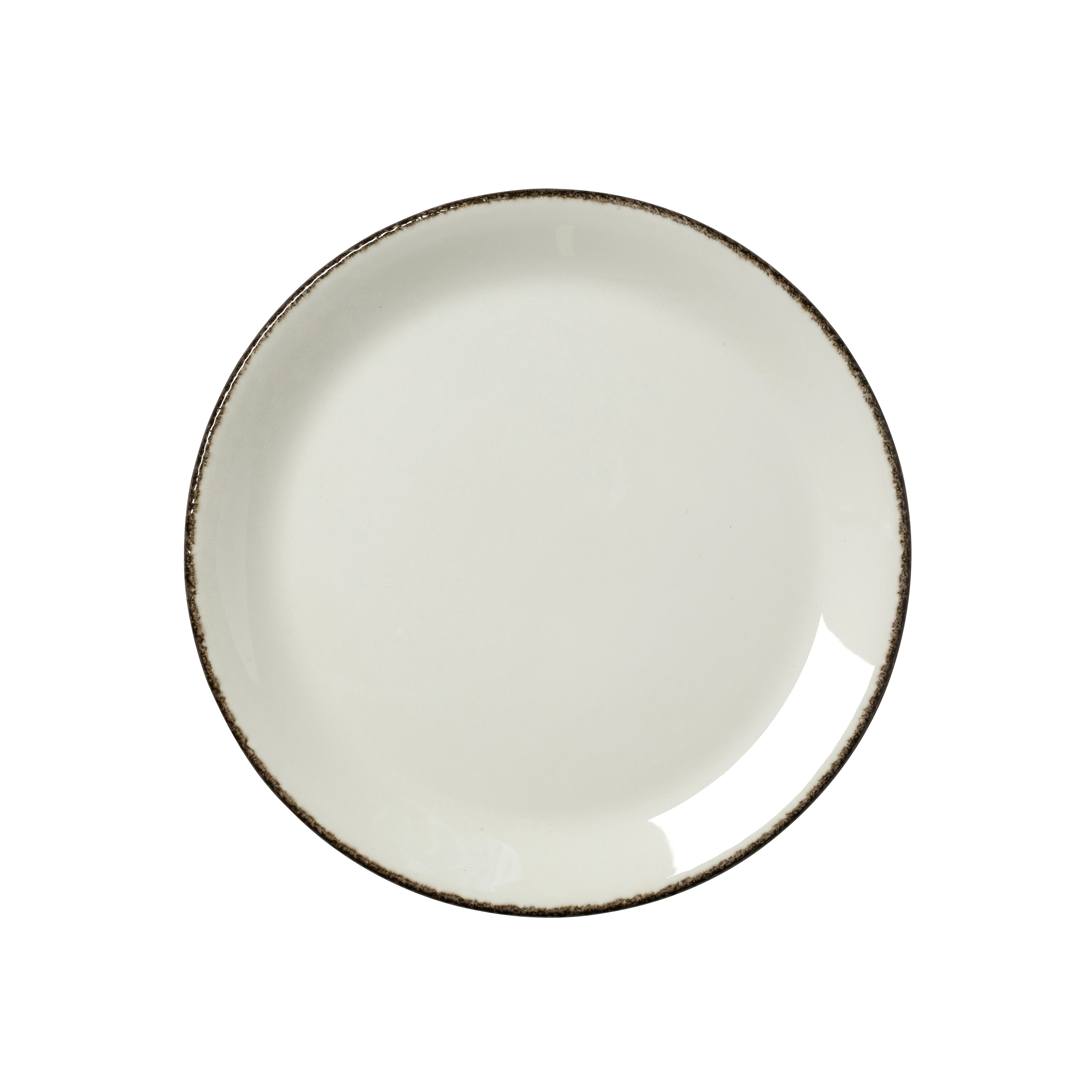 Coupe Plate 9.0" Dia. Charcoal Dapple