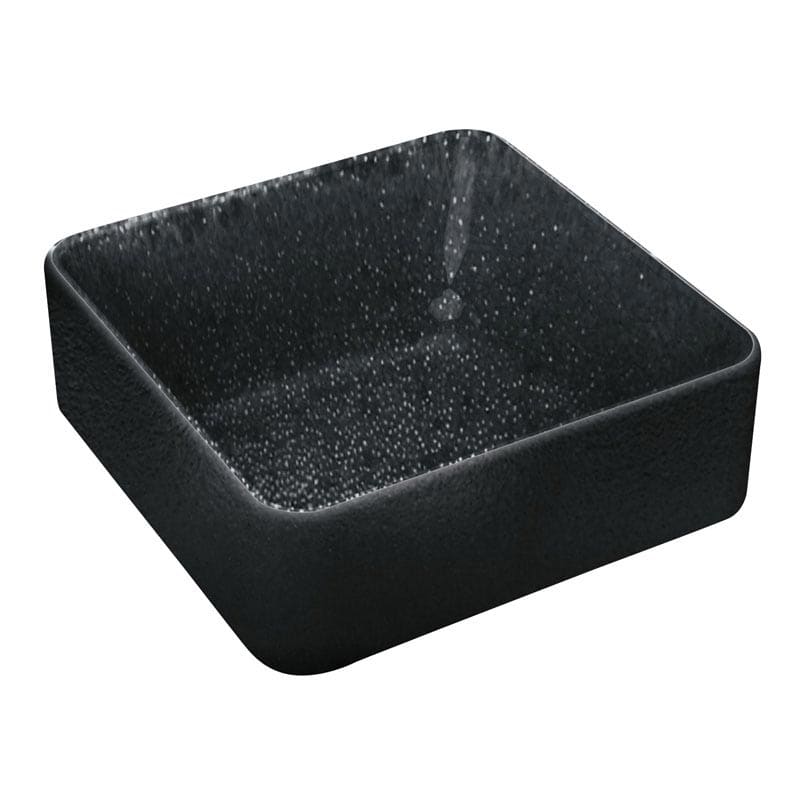Nara Square Deep Bowl, 6.5 oz., Black