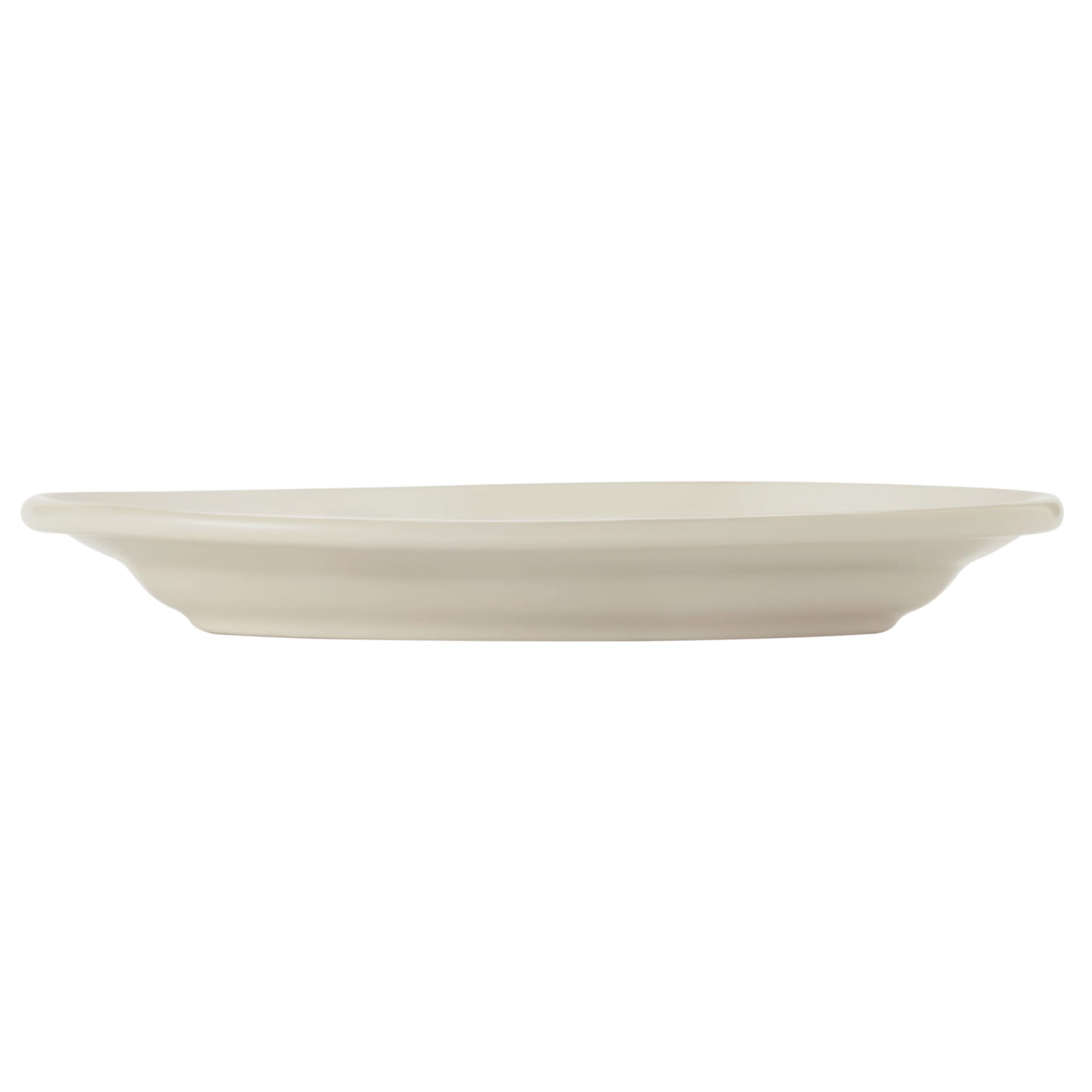 Porcelana 9-1/8" x 6-1/4" Oval Platter, Cream White