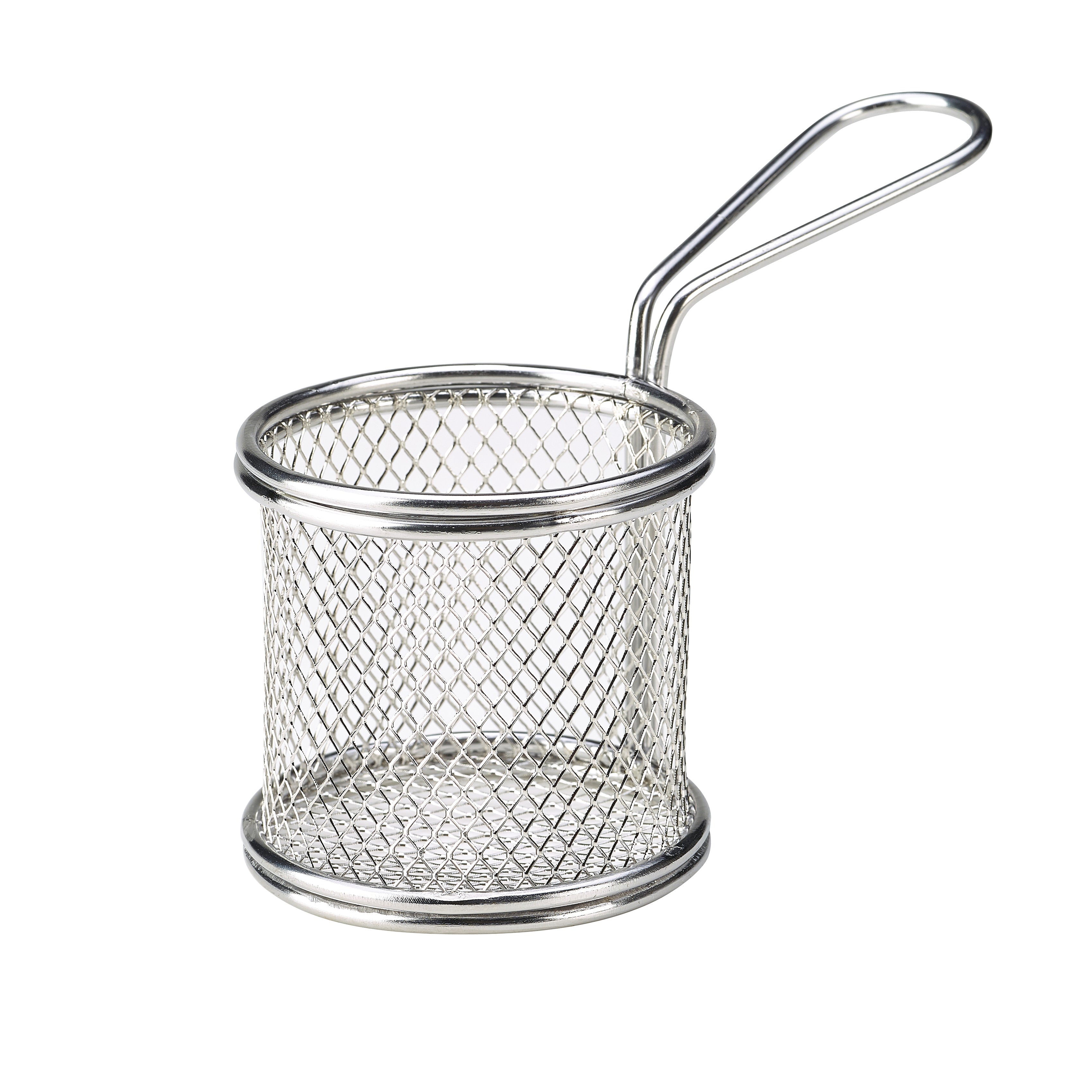 Round Serving Fry Basket L 6.75