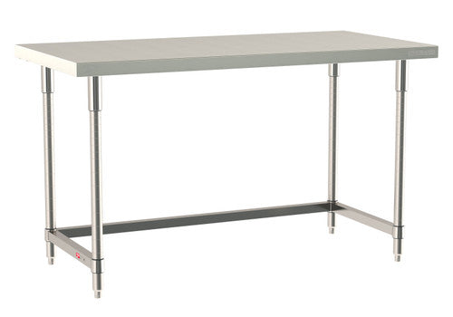 TableWorx Worktable, 72"W x 30"D, adjustable height