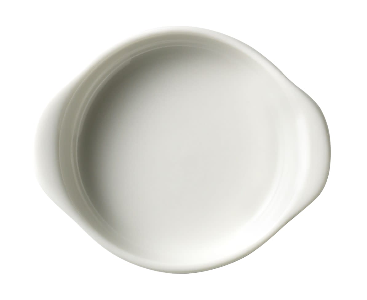 Porcelana 1 oz. Mini Au Gratin Dish, Bright White
